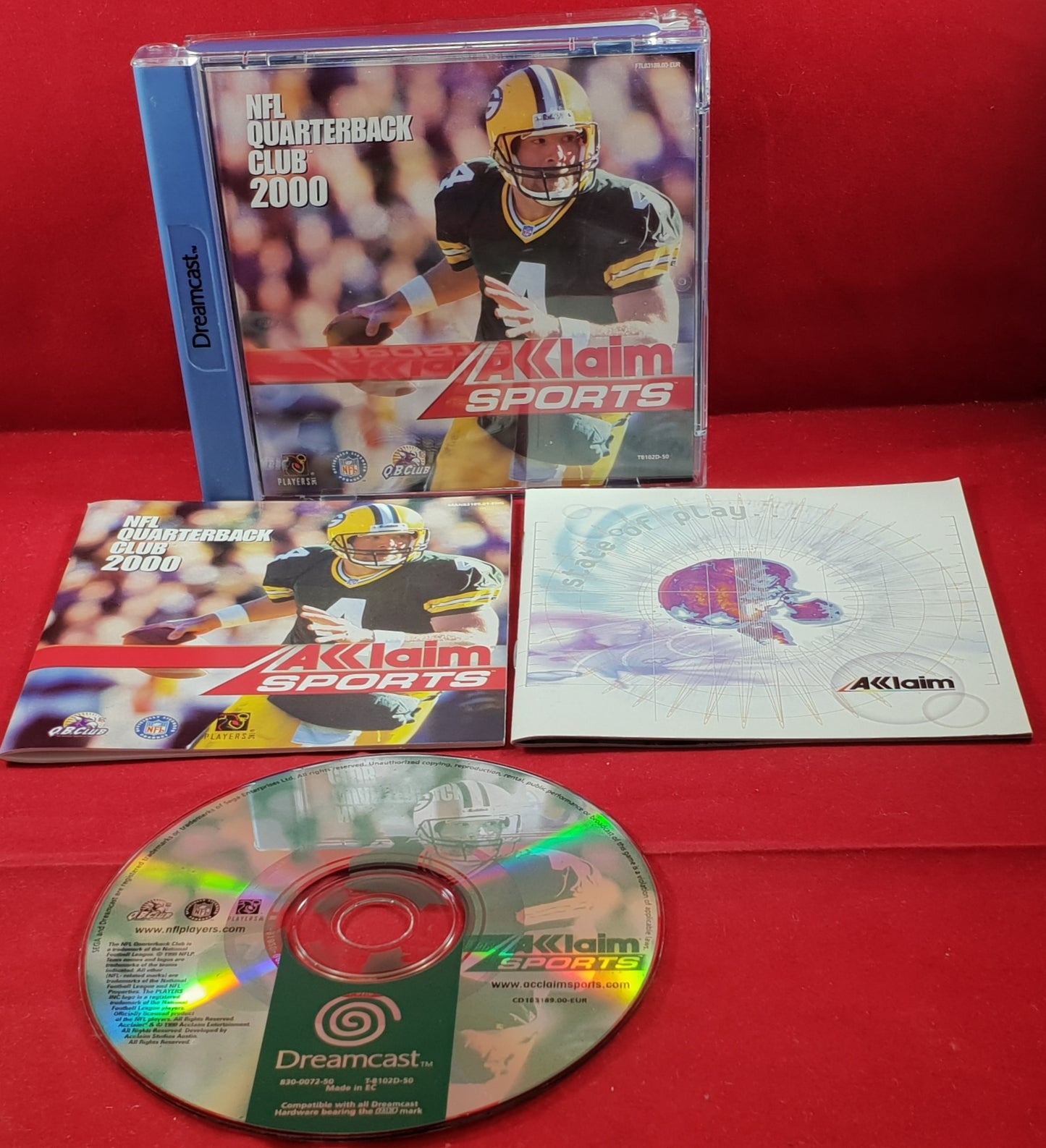 NFL Quarterback Club 2000 Sega Dreamcast Game