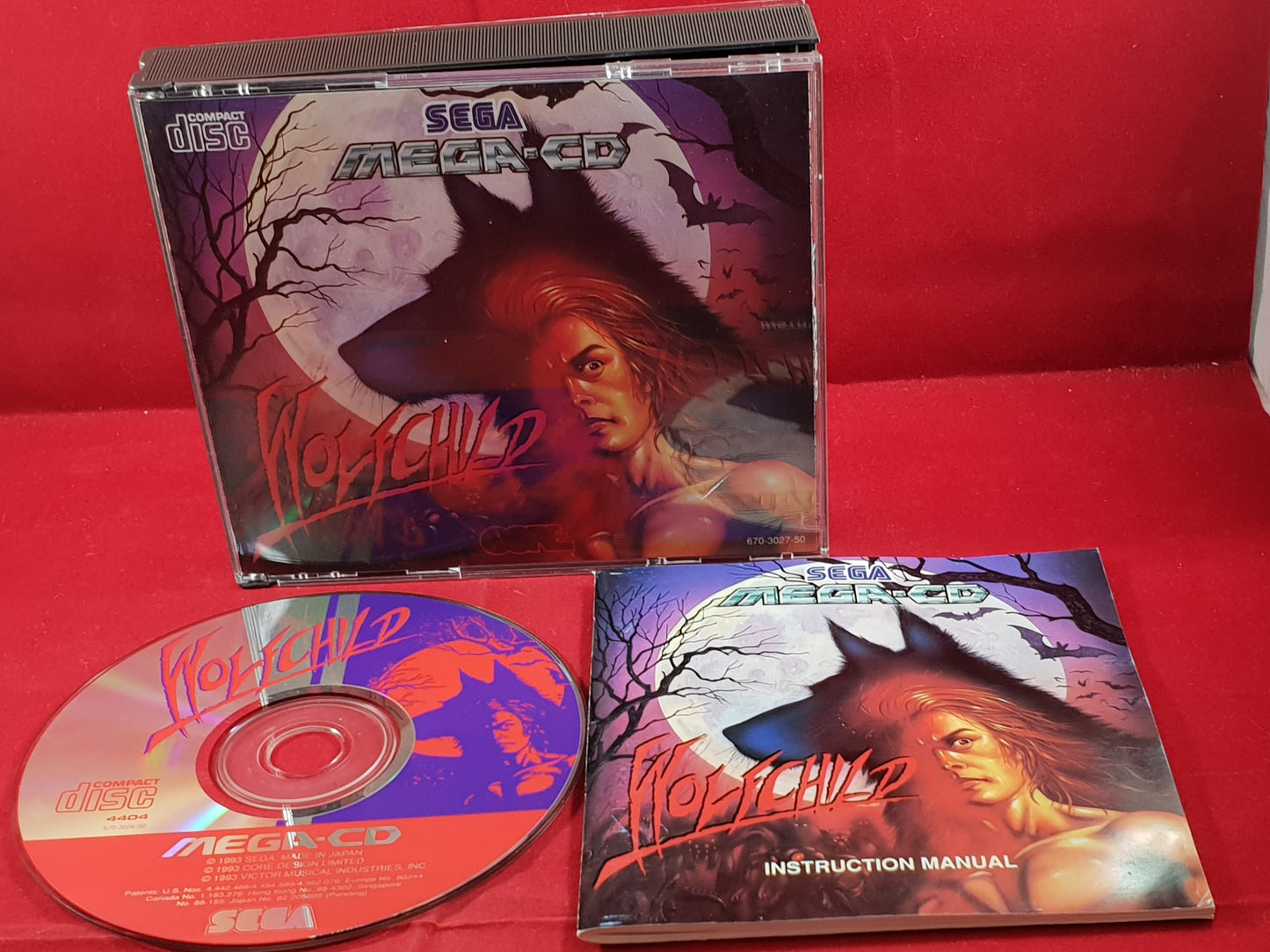 Wolfchild Sega Mega CD Game