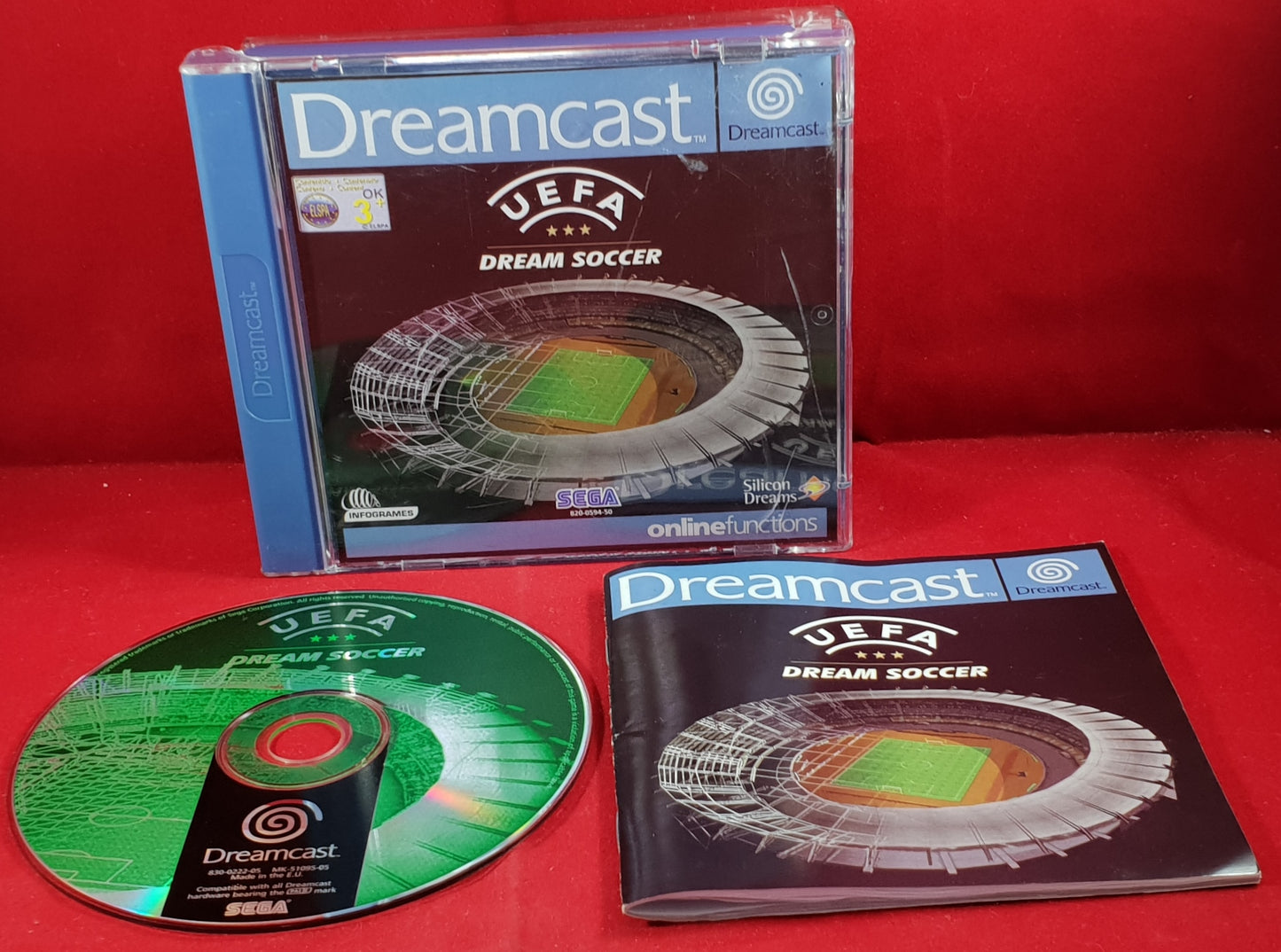 UEFA Dream Soccer Sega Dreamcast Game