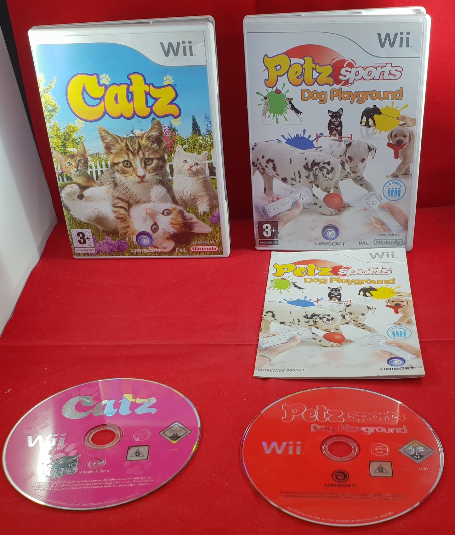 Catz & Petz Sports Dog Playground Nintendo Wii Game Bundle