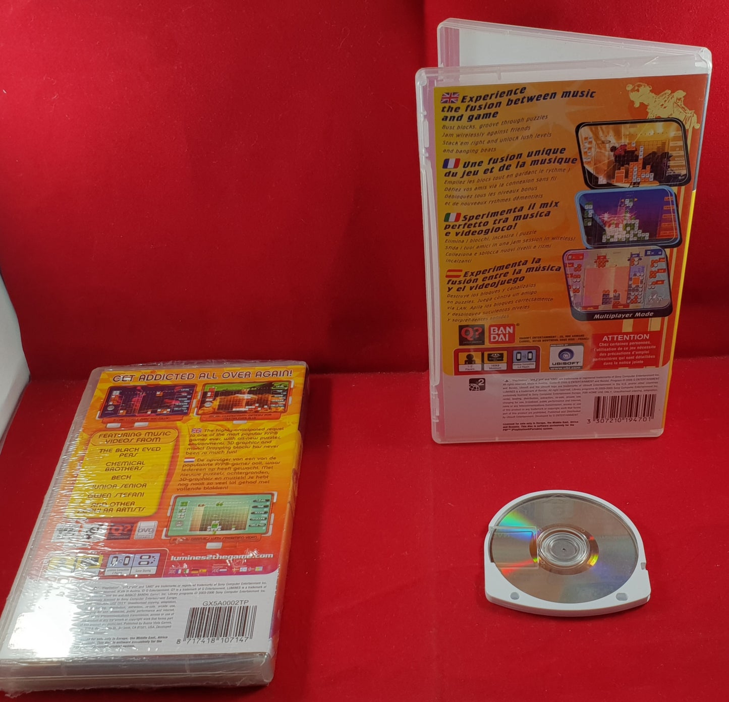 Lumines 1 & 2 Sony PSP Game Bundle