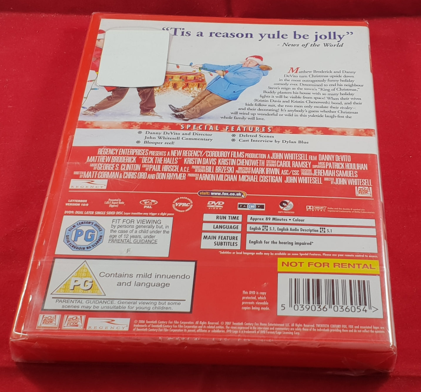 Brand New and Sealed Deck the Halls DVD