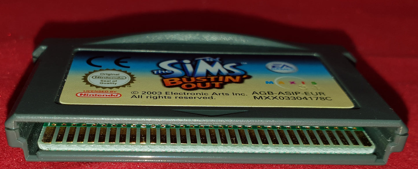 The Sims Bustin Out Nintendo Gameboy Advance Game