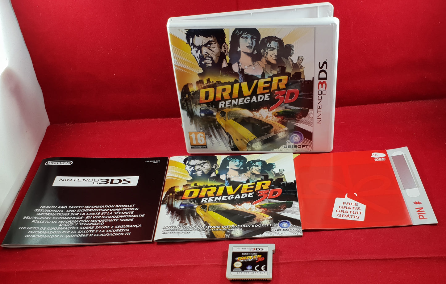 Driver Renegade 3D Nintendo 3DS Game
