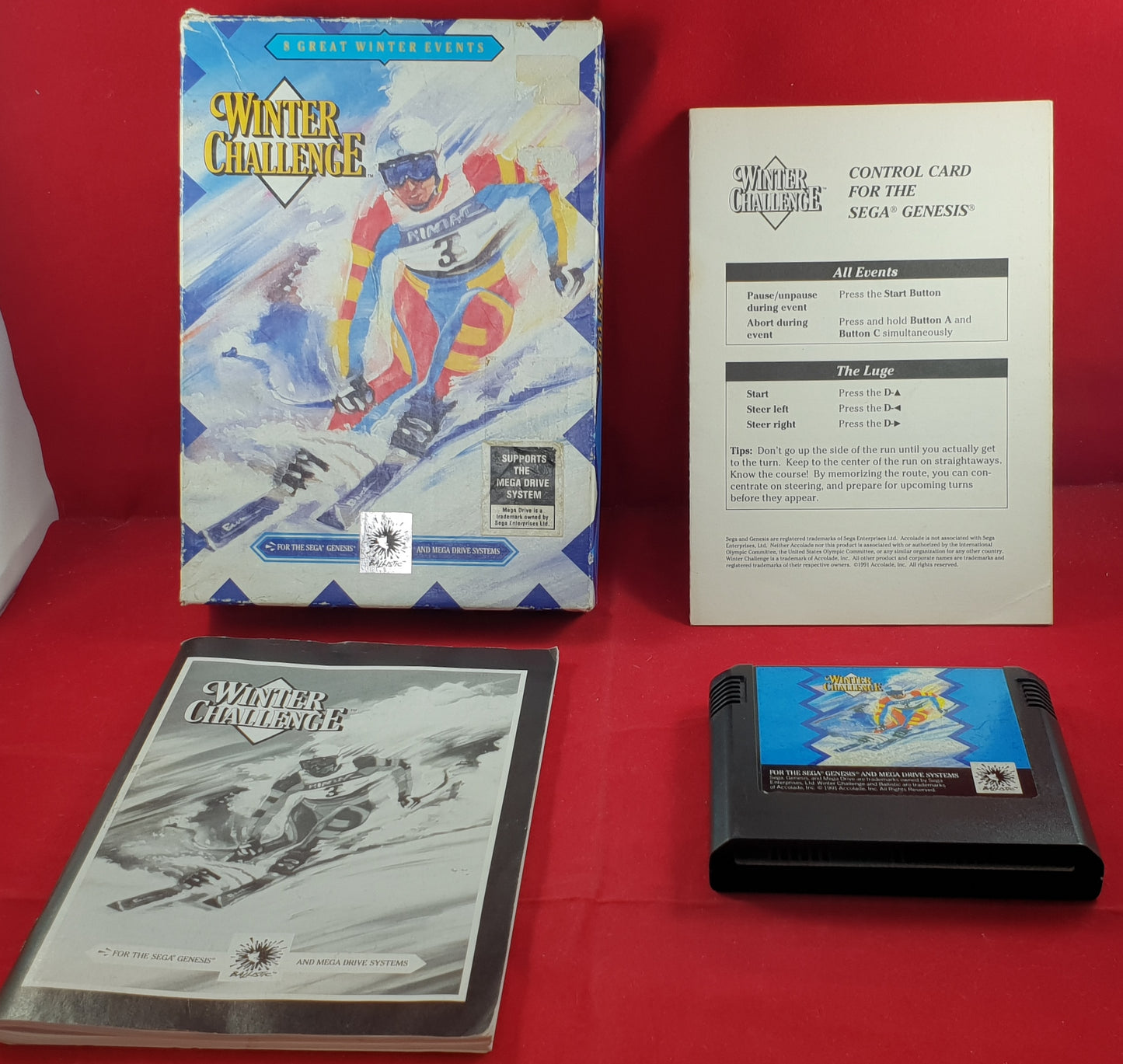 Winter Challenge Sega Mega Drive Game