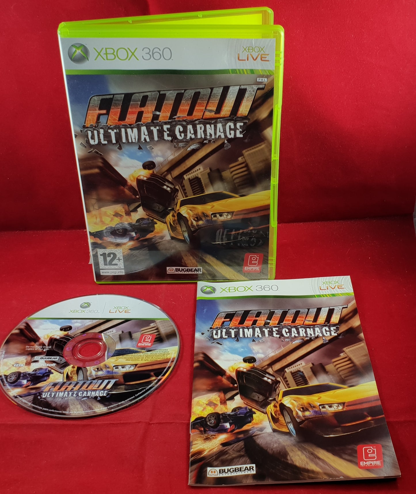 Flatout Ultimate Carnage Microsoft Xbox 360