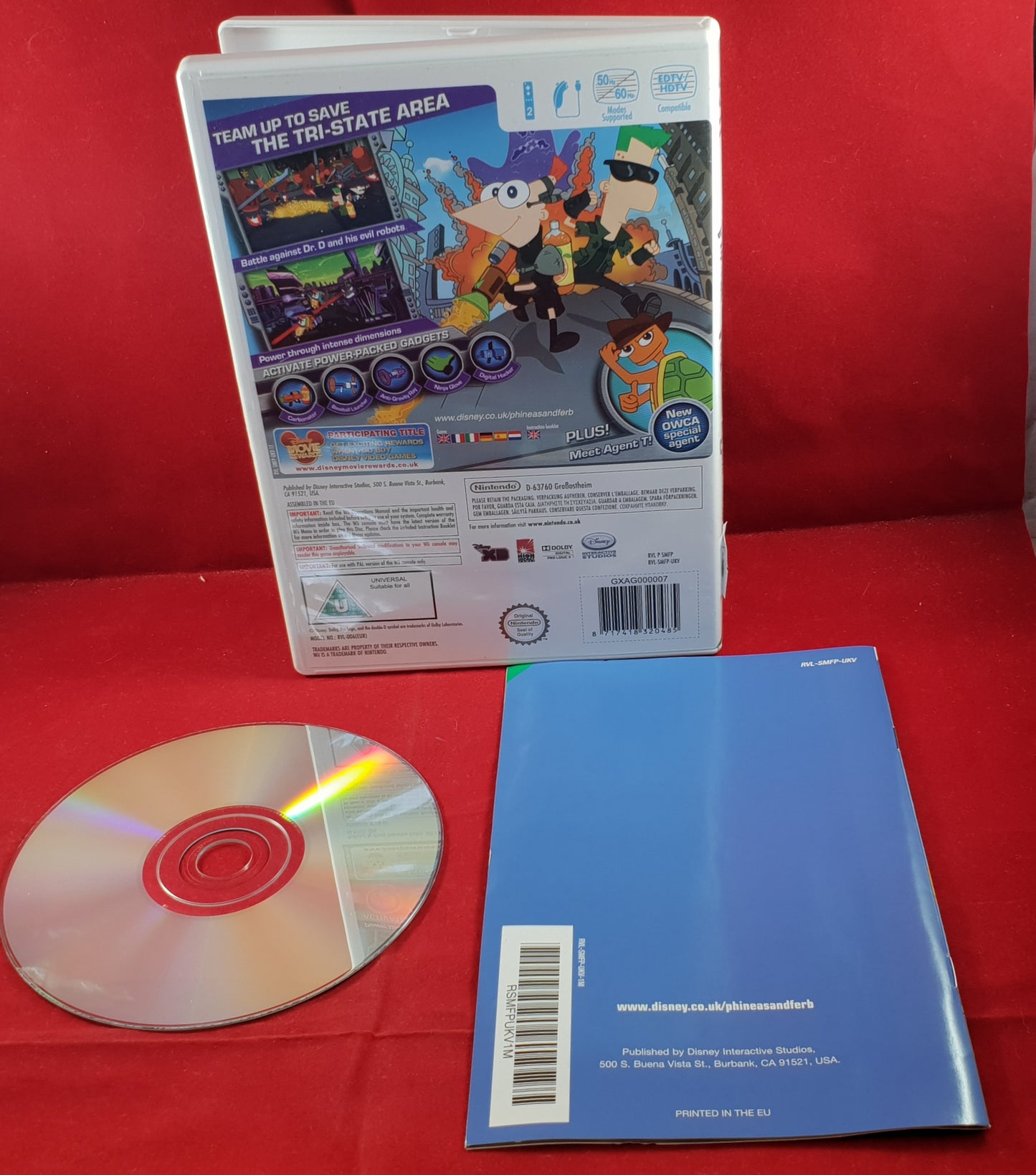 Phineas and Ferb Across the 2nd Dimension Nintendo Wii Game