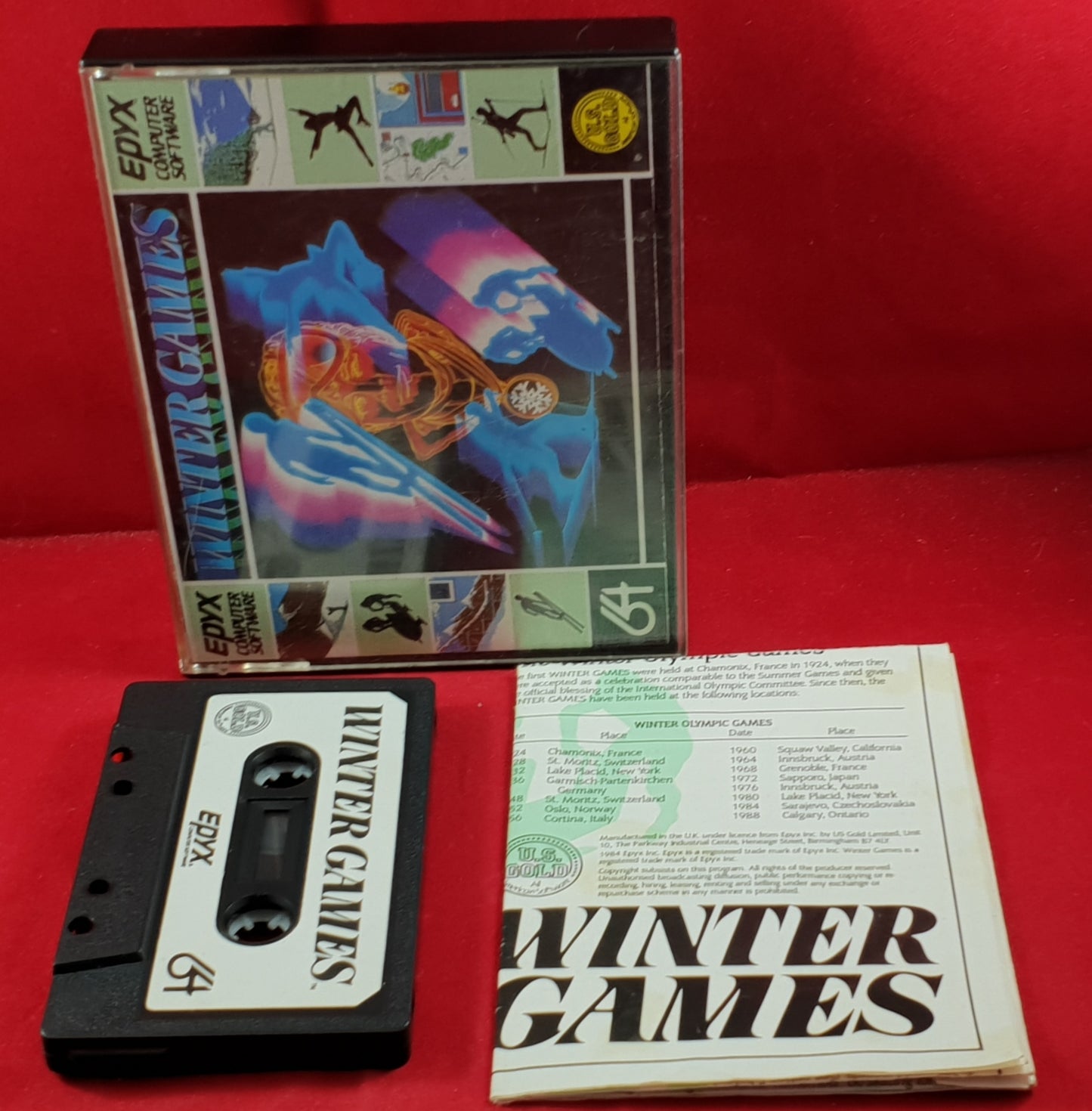 Winter Games Commodore 64 Game