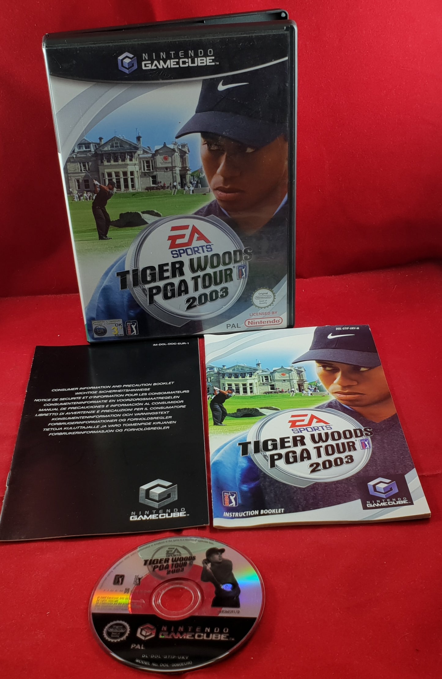 Tiger Woods PGA Tour 2003 Nintendo GameCube Game
