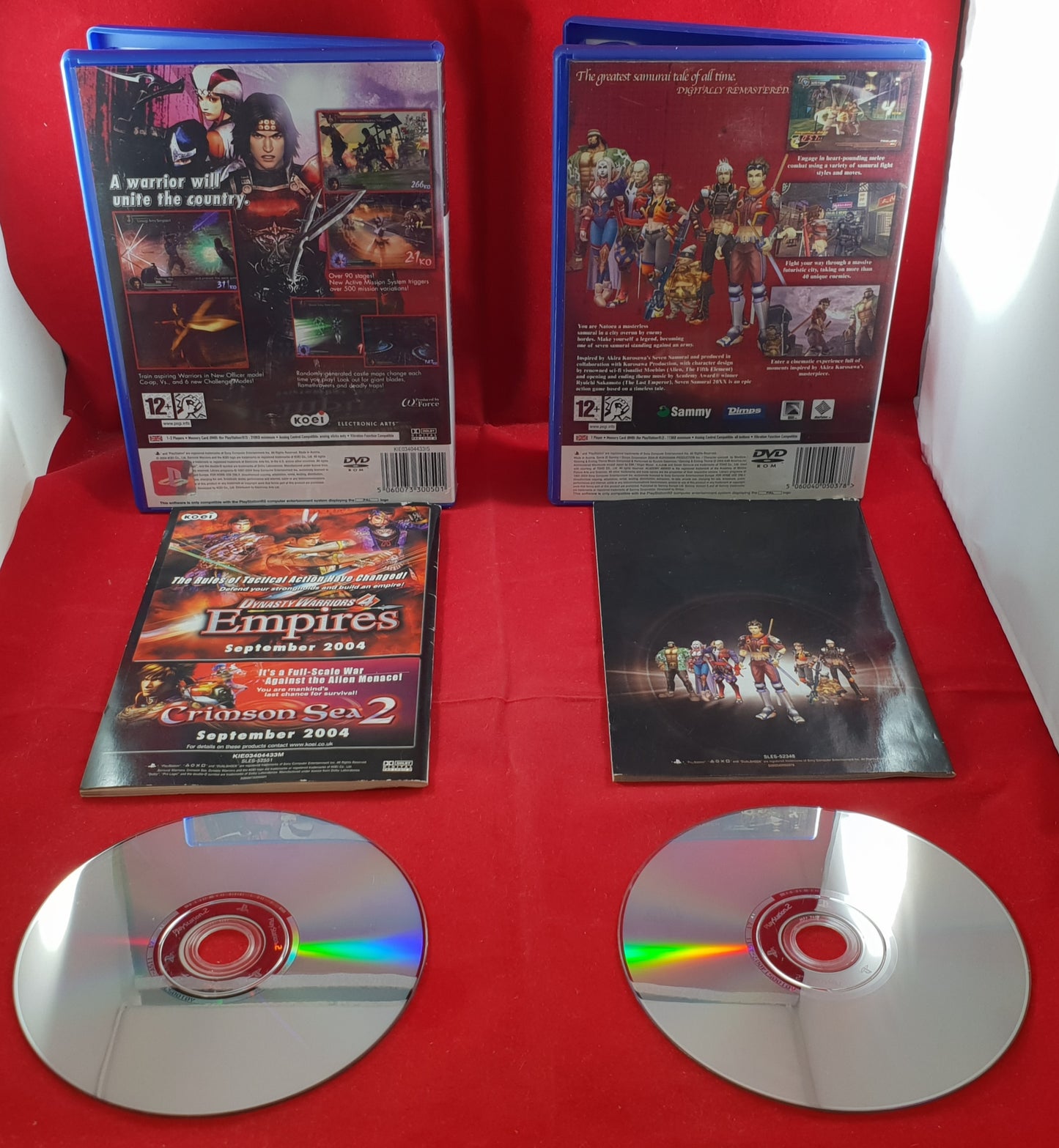 Samurai Warriors & Seven Samurai 200XX Sony Playstation 2 (PS2) Game Bundle