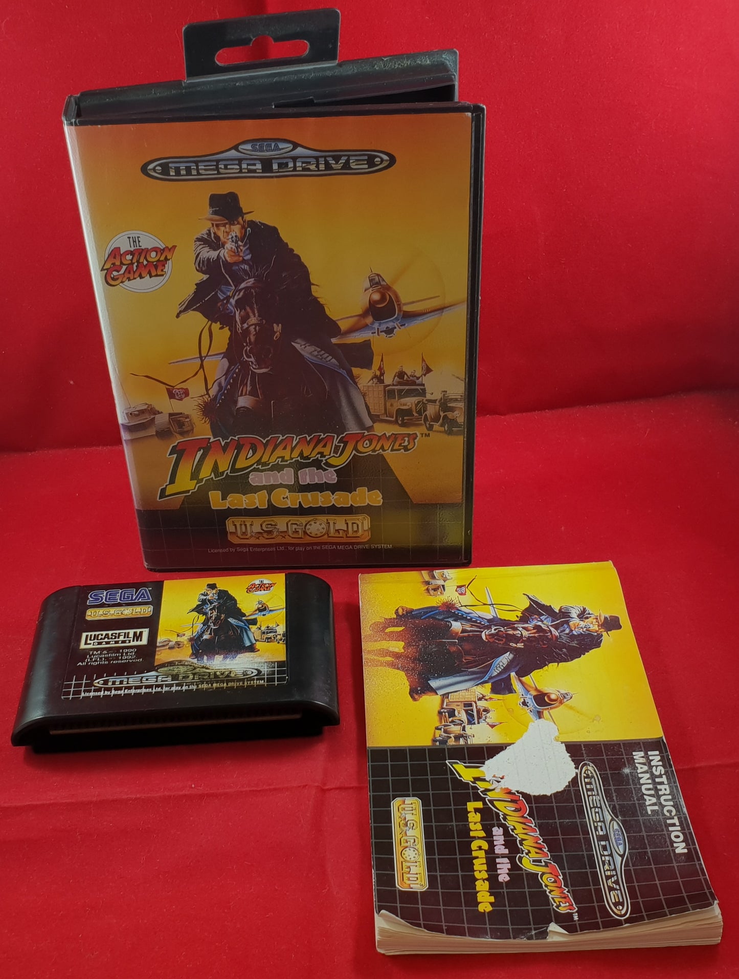 Indiana Jones and the Last Crusade Sega Mega Drive Game