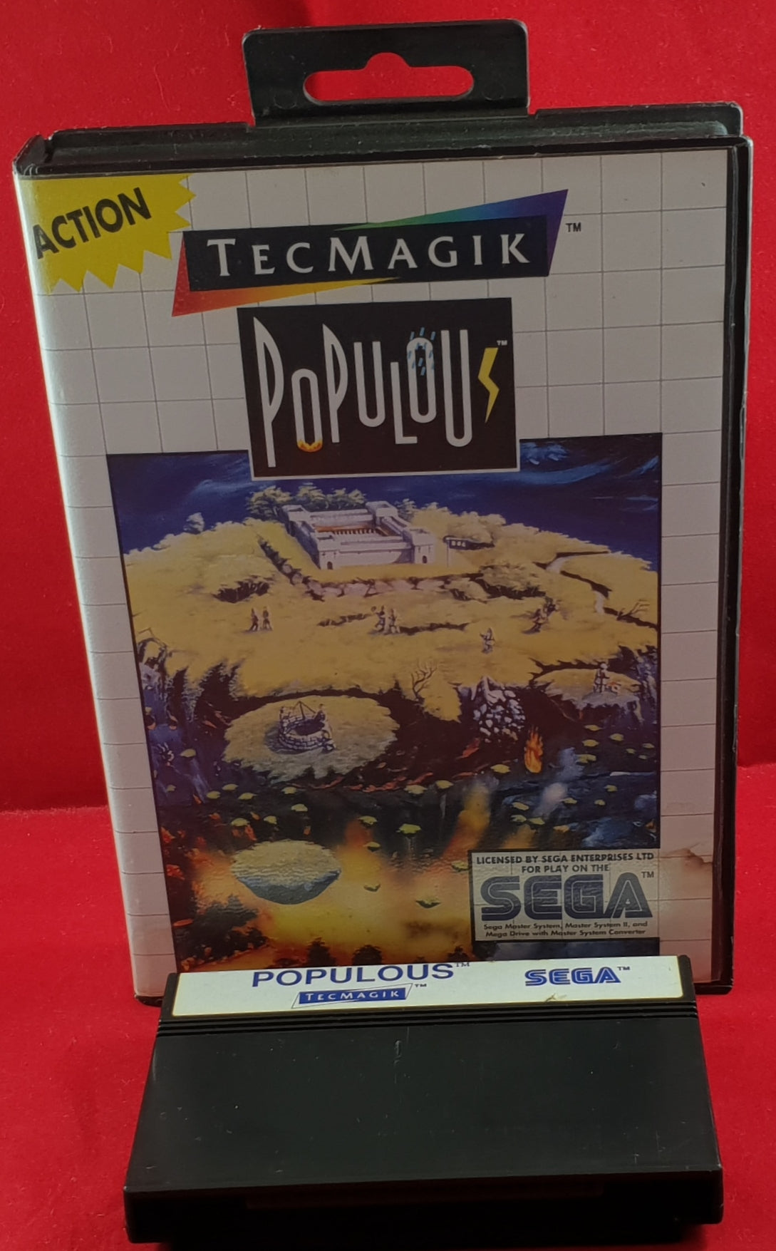 Populous Sega Master System Game