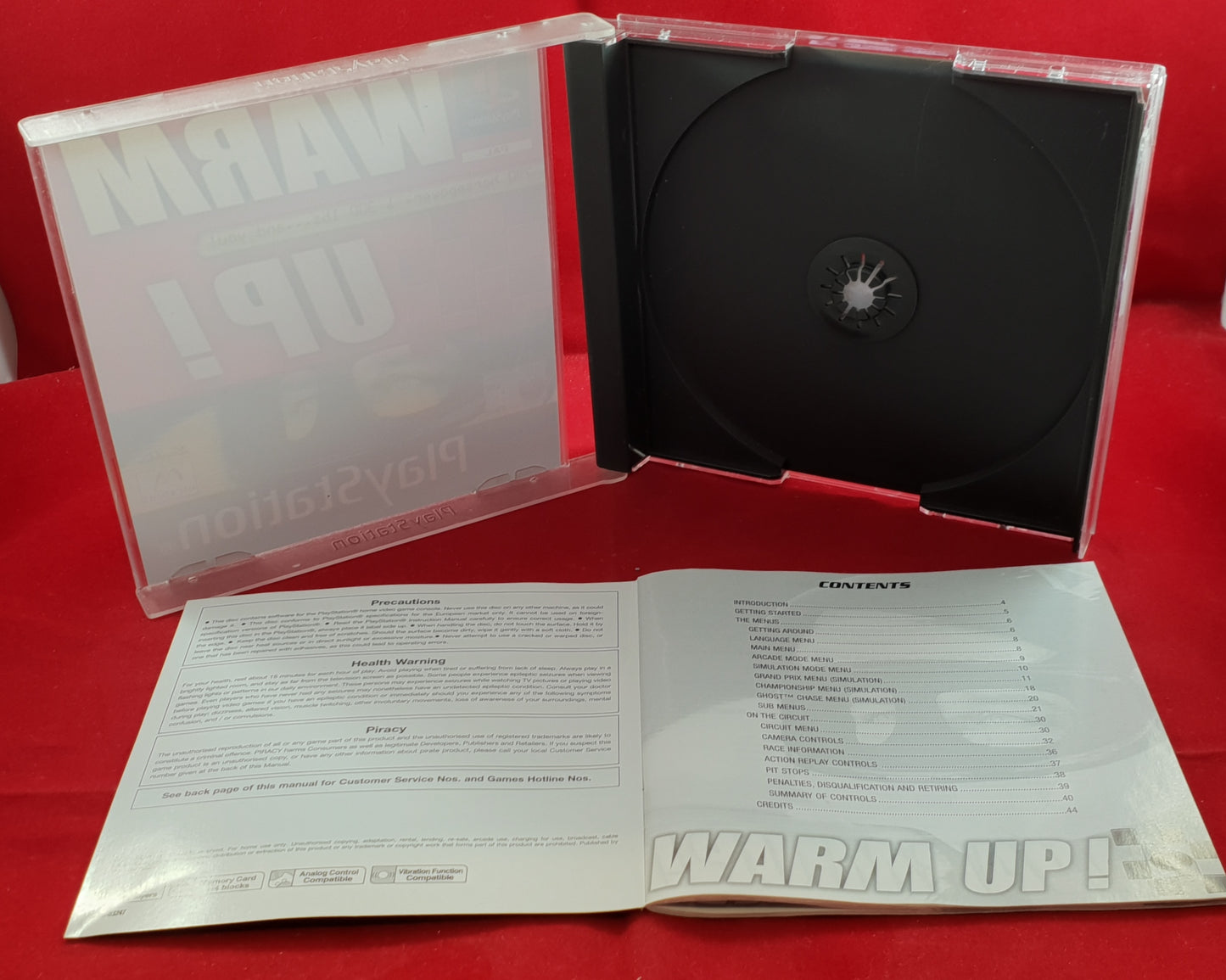 Warm Up Sony Playstation 1 (PS1) Game