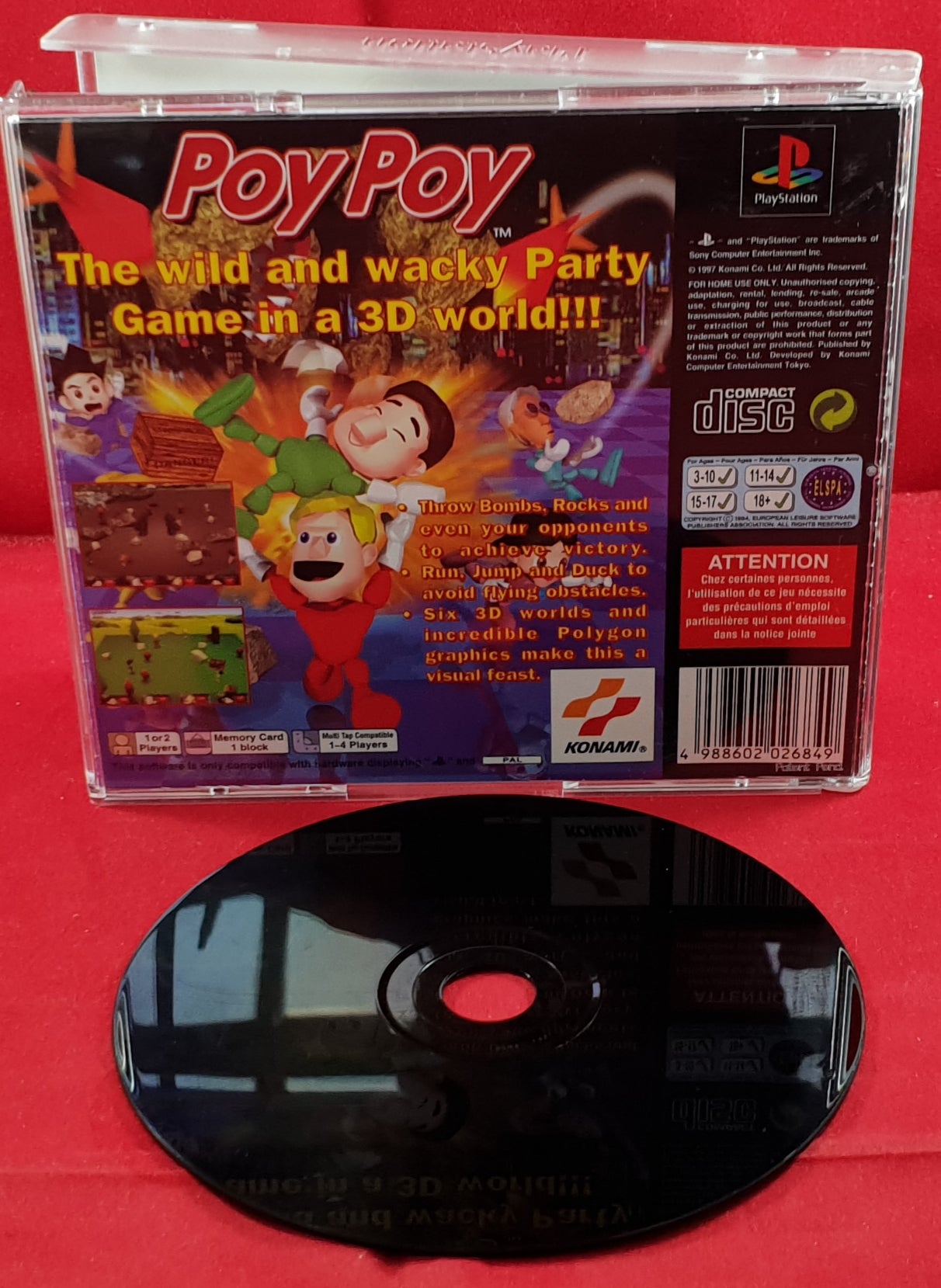 Poy Poy Sony Playstation 1 (PS1) Game