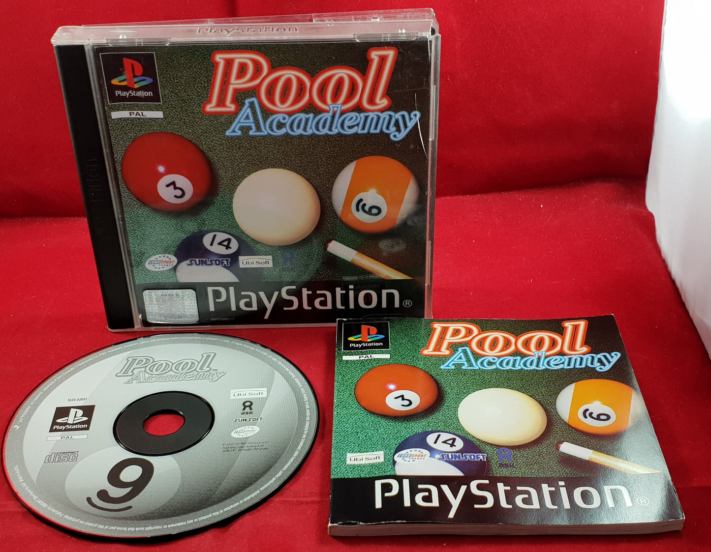Pool Academy Sony Playstation 1 (PS1) Game