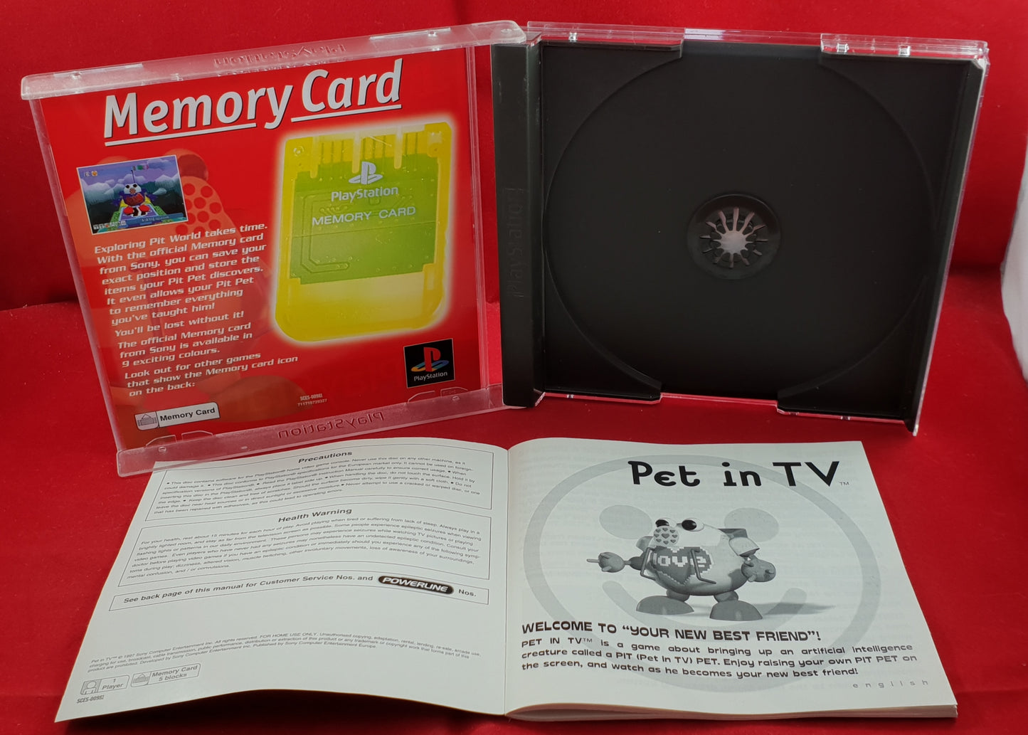 Pet in TV Sony Playstation 1 (PS1) RARE Game