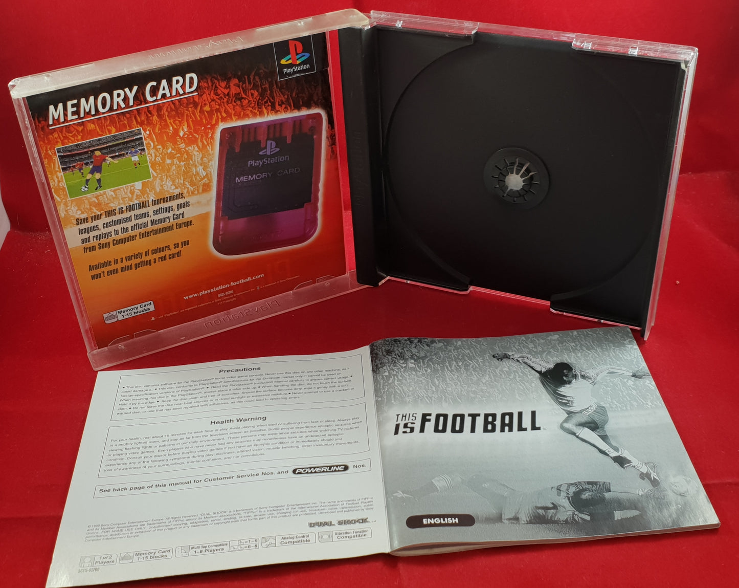 This is Football Sony Playstation 1 (PS1) Game