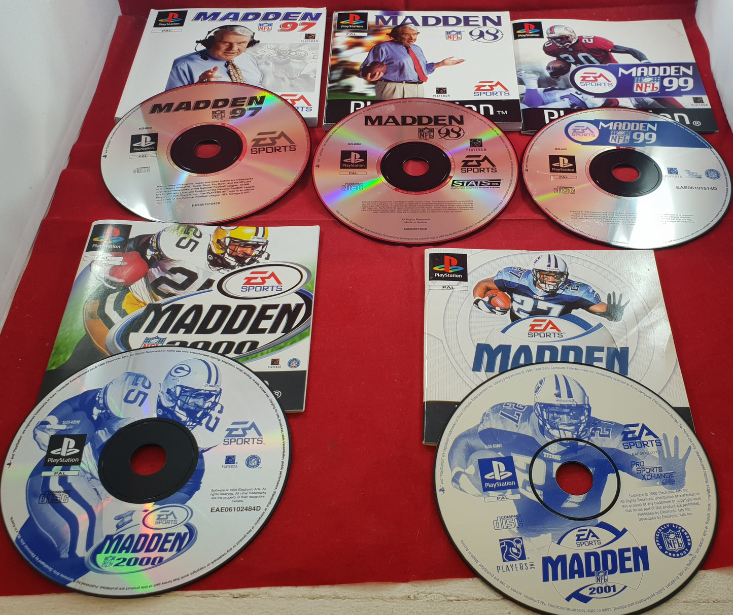 Madden NFL 97 - 2001 Sony Playstation 1 (PS1) Game Bundle