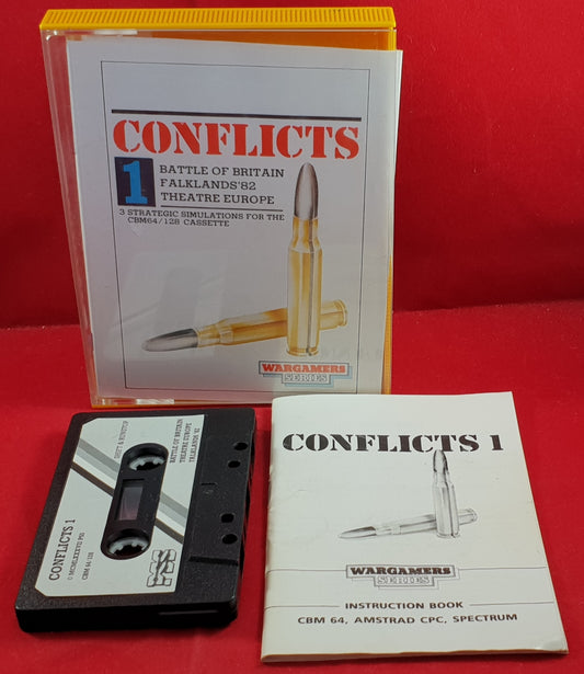 Conflicts 1 Commodore 64 RARE Game