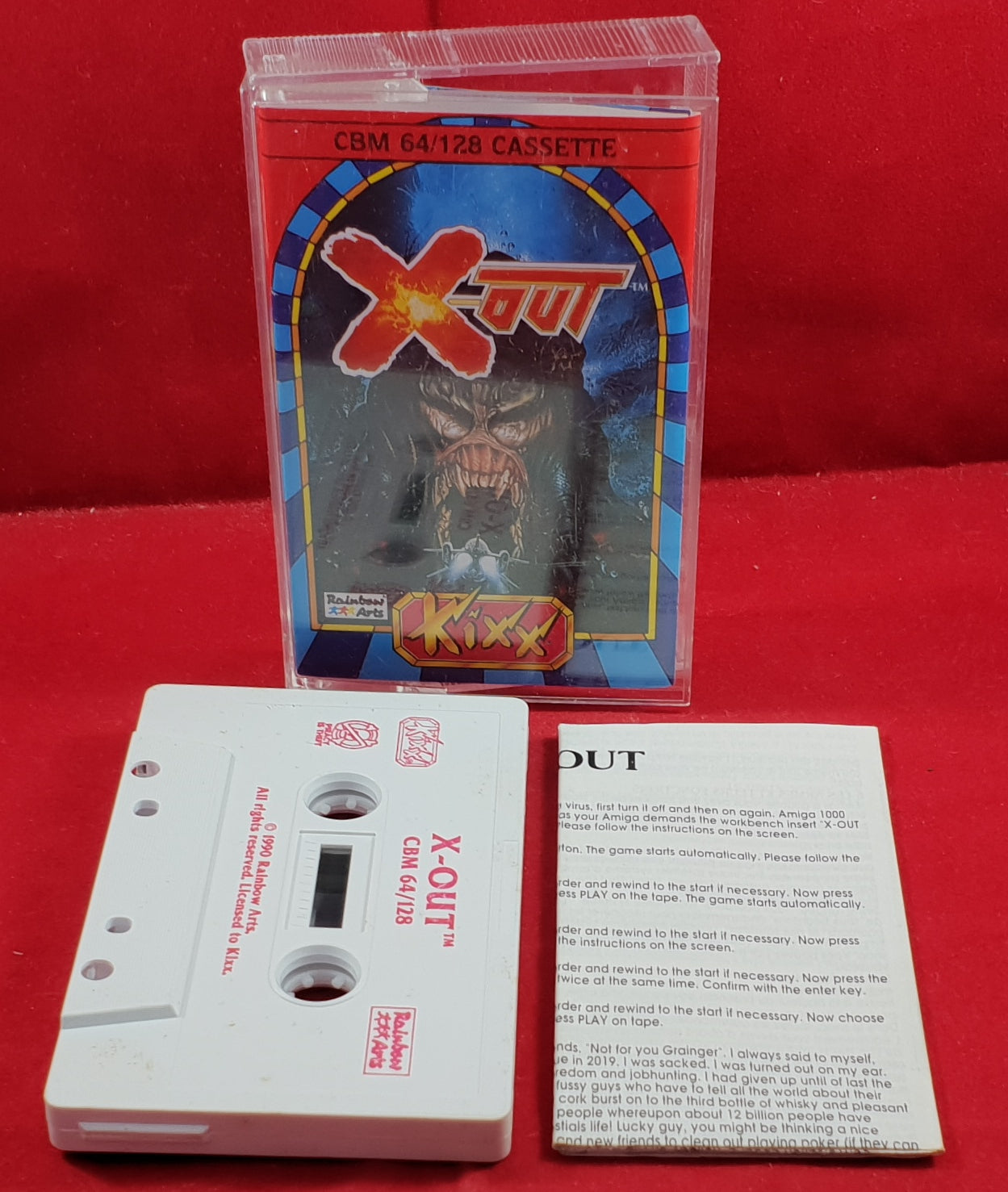 X-Out Commodore 64 RARE Game
