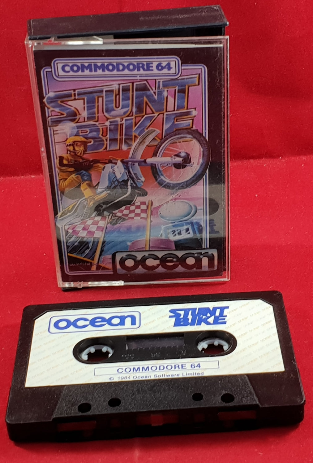 Stunt Bike Commodore 64 RARE Game