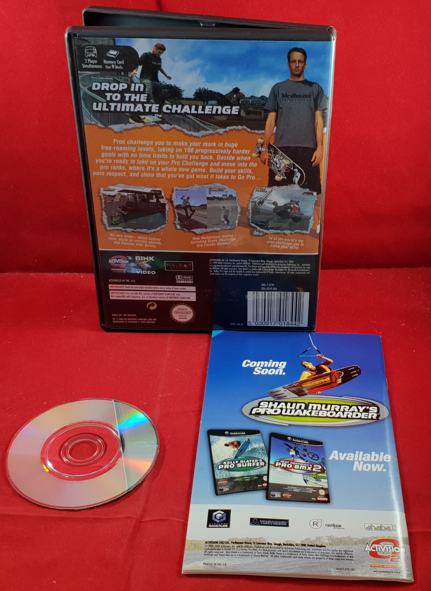 Tony Hawk's Pro Skater 4 Nintendo Gamecube Game