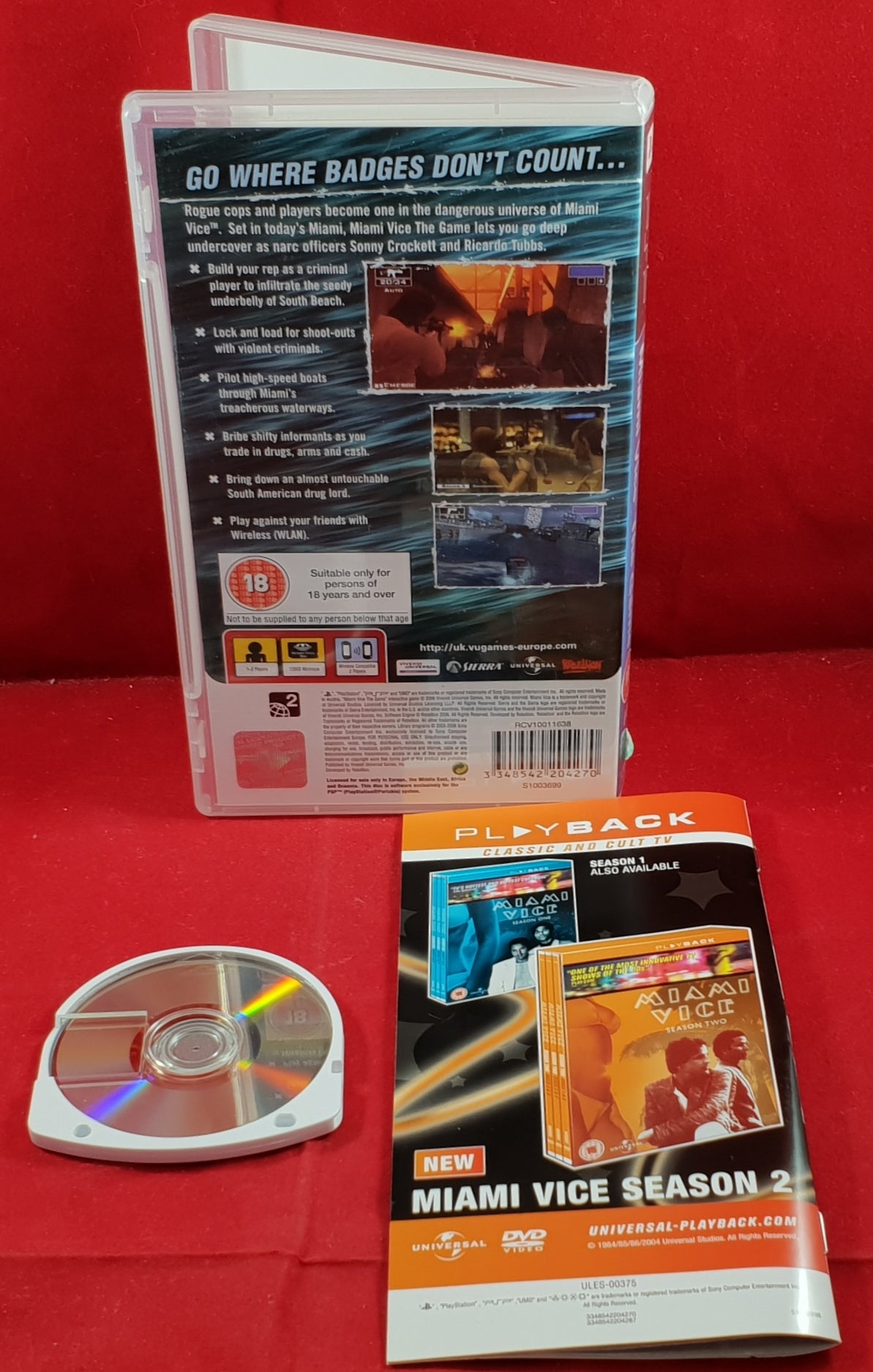 Miami Vice Sony PSP Game