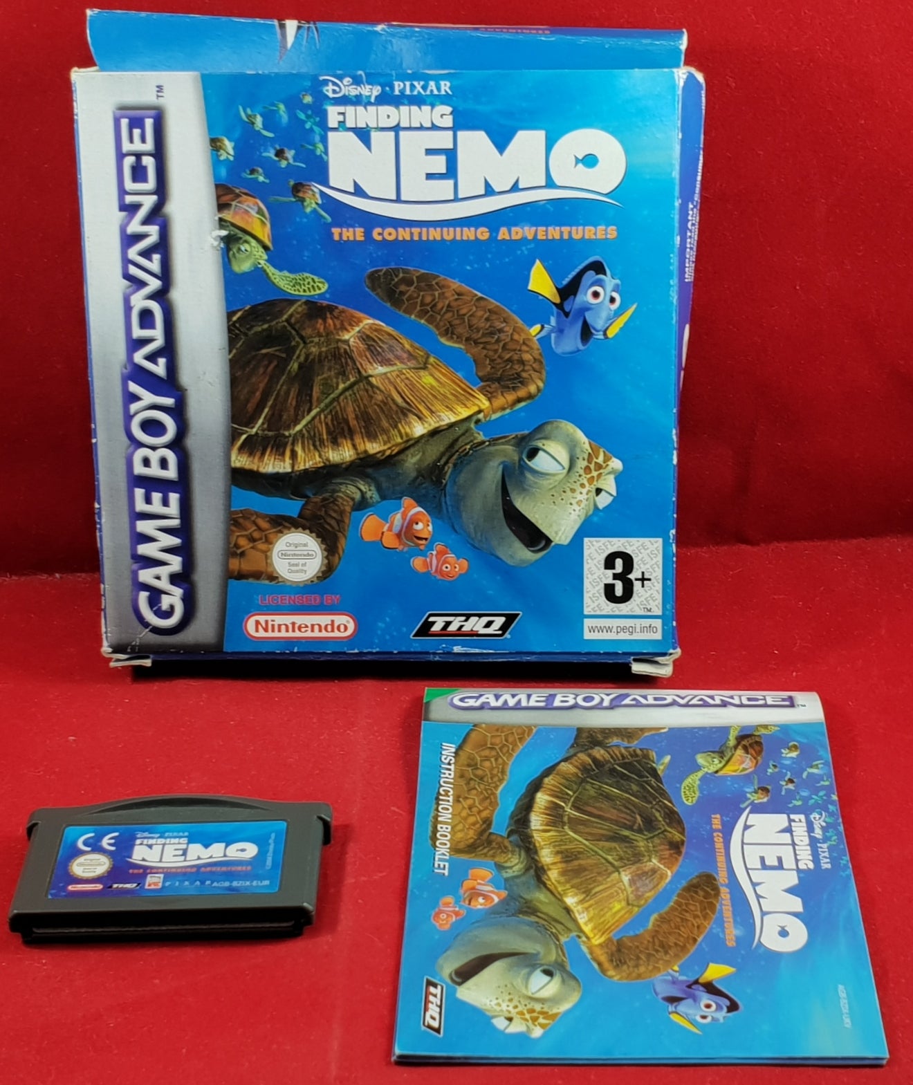 Finding Nemo the Continuing Adventures Game Boy Advance Game