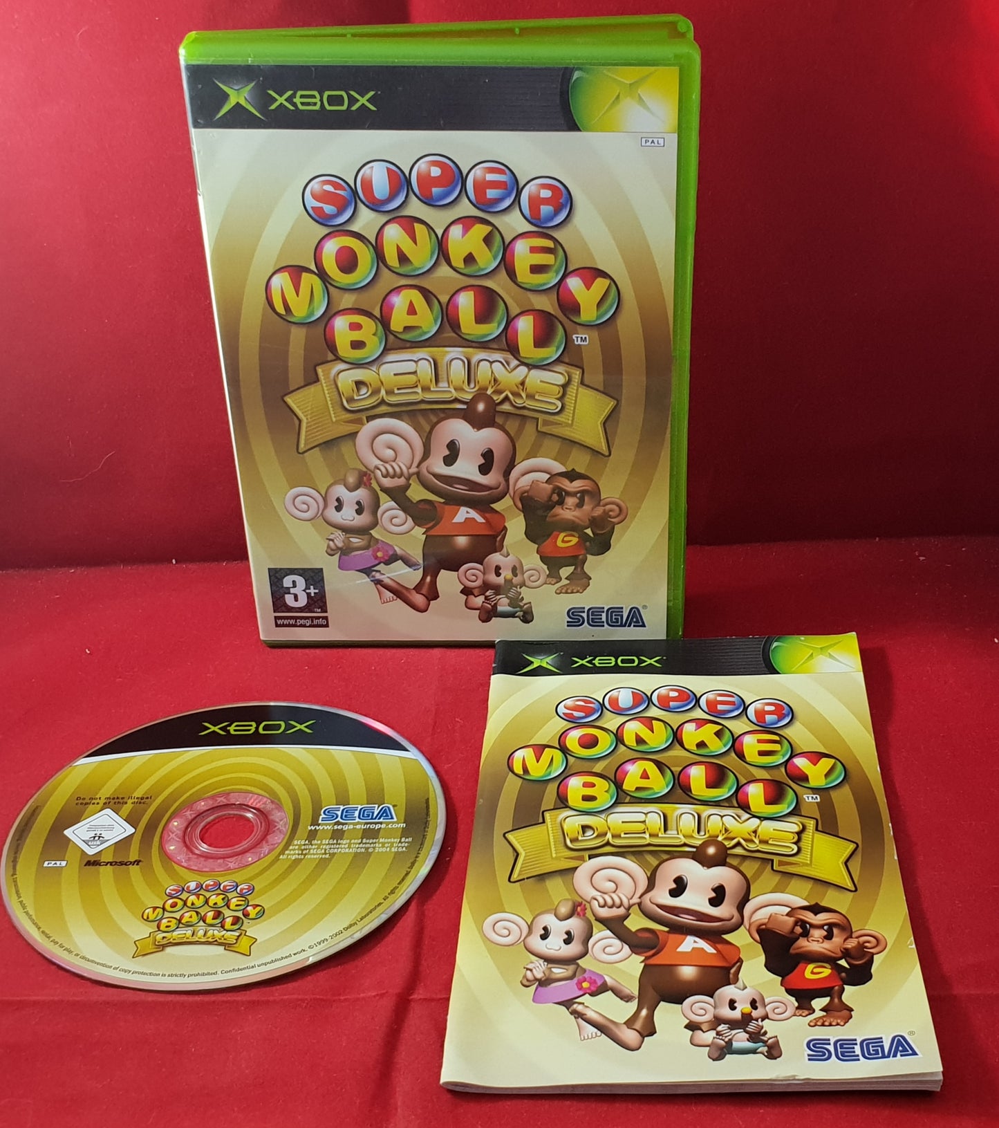 Super Monkey Ball Deluxe Microsoft Xbox Game