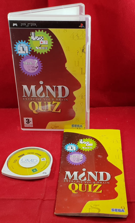 Mind Quiz Exercise your Brain Sony PSP Game