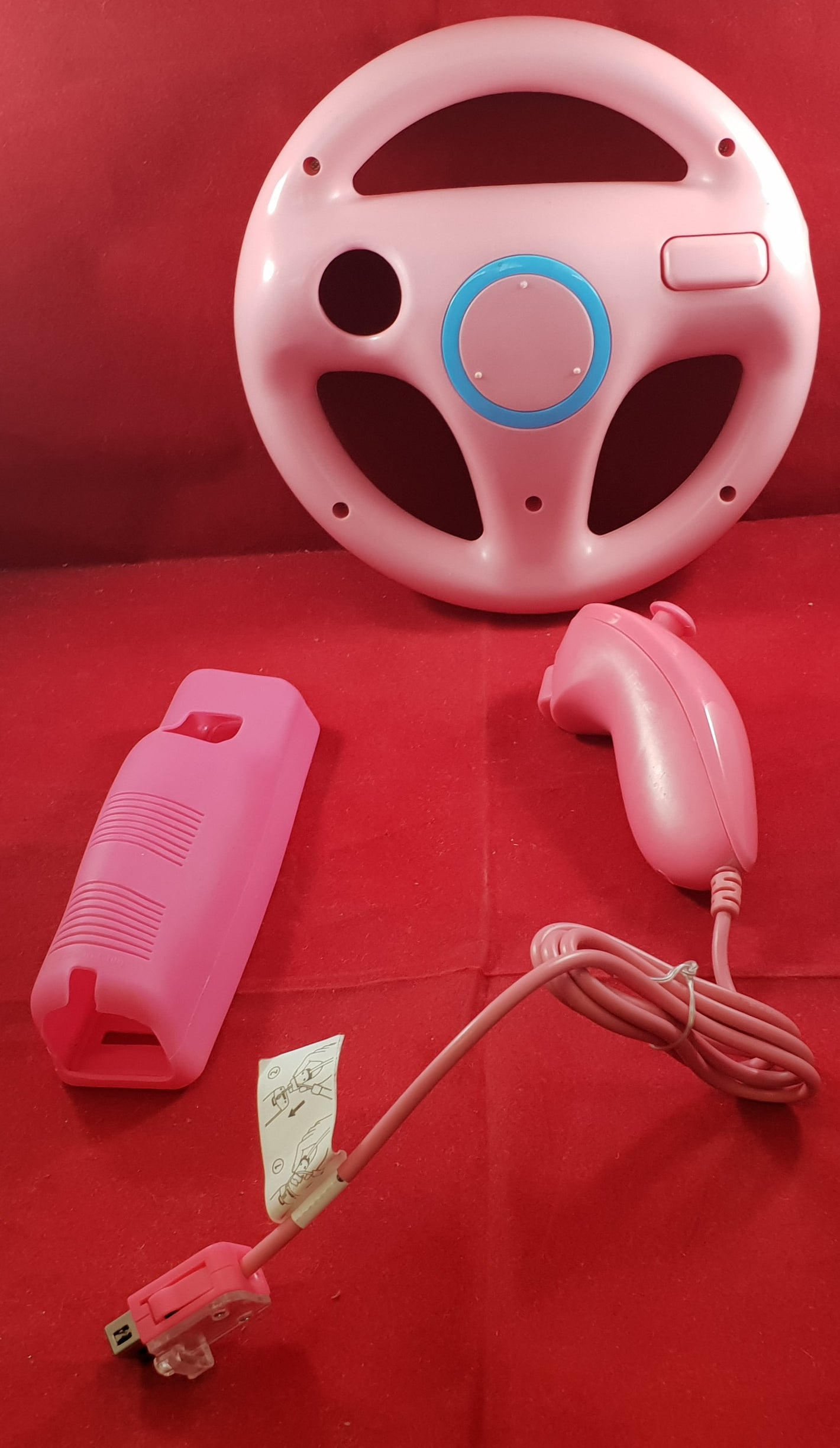 Pink Nintendo Wii Accessory Pack