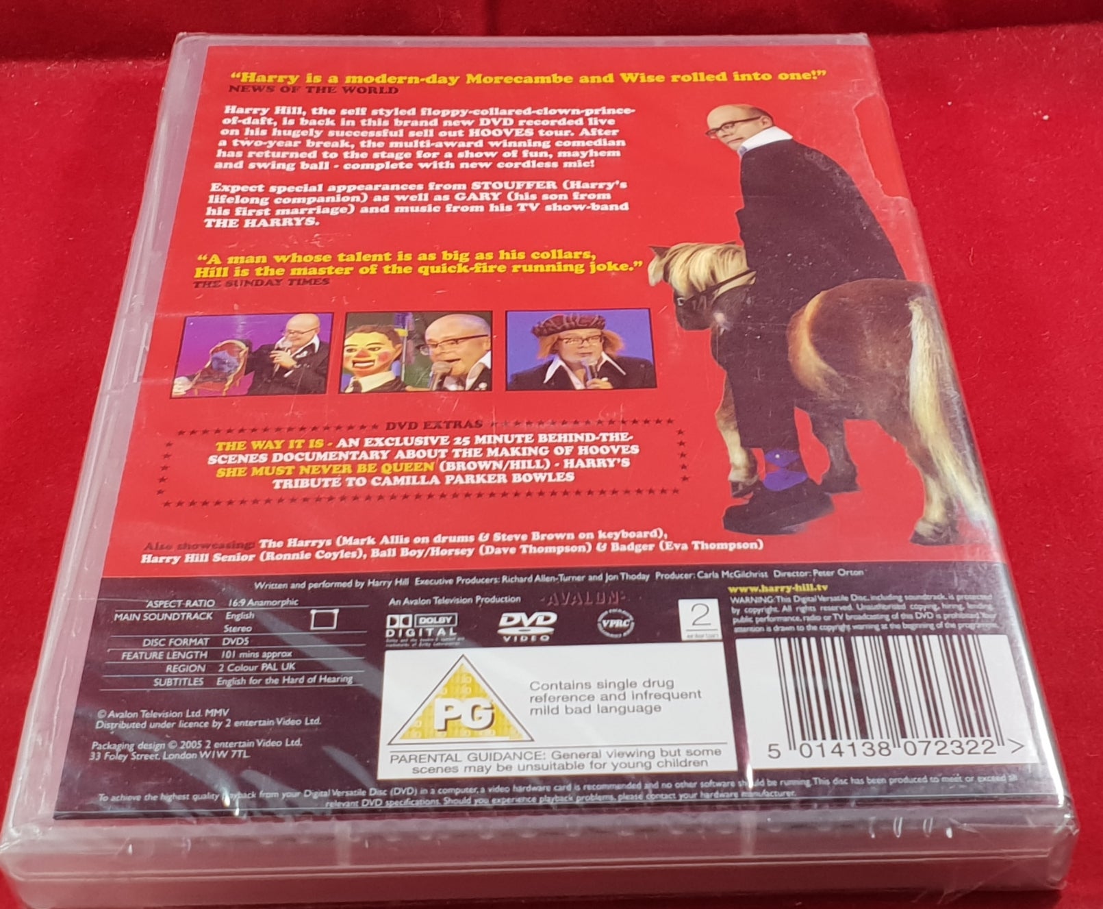 Brand New and Sealed Harry Hill in Hooves Live DVD Retro Gamer