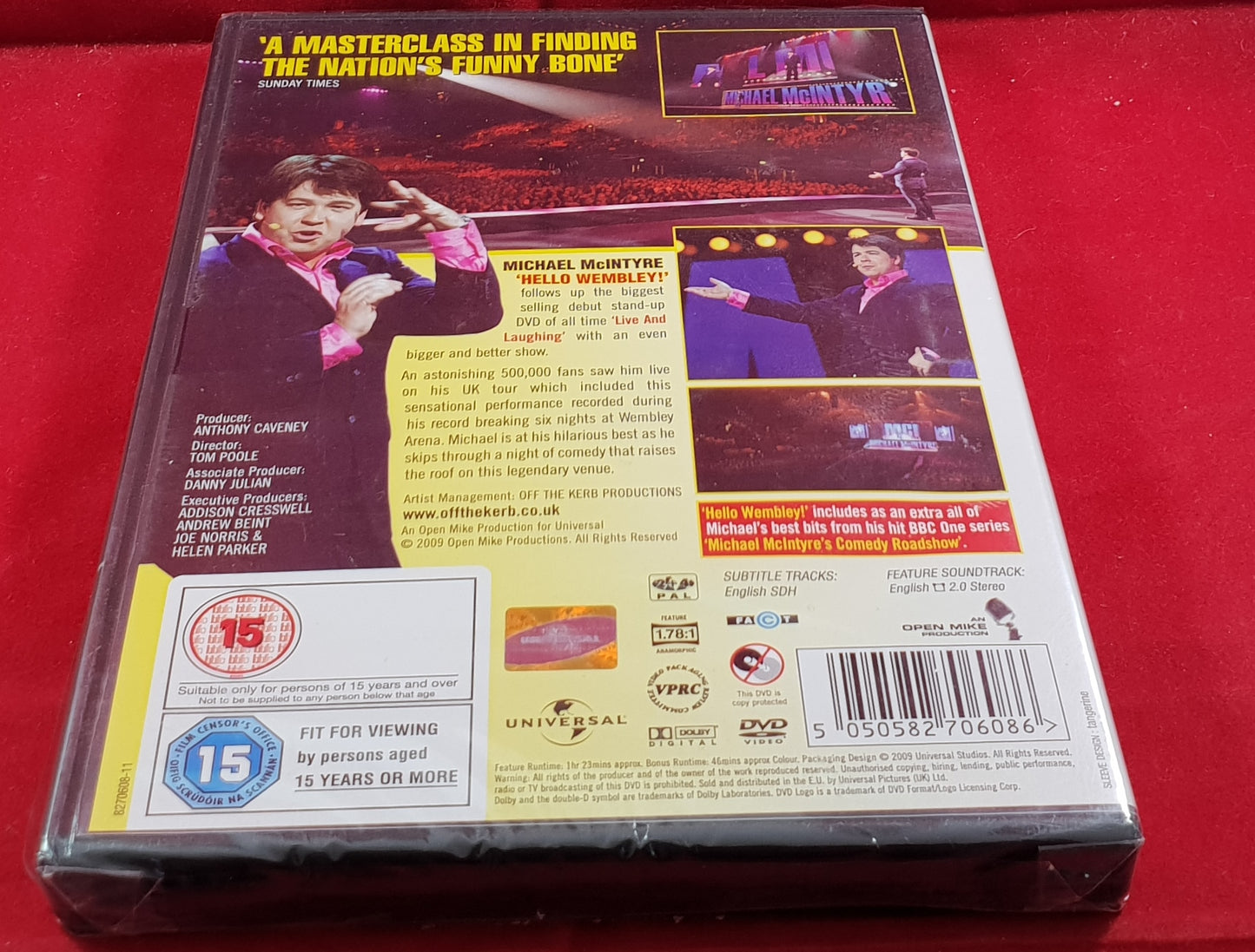 Brand New and Sealed Michael McIntyre Hello Wembley DVD