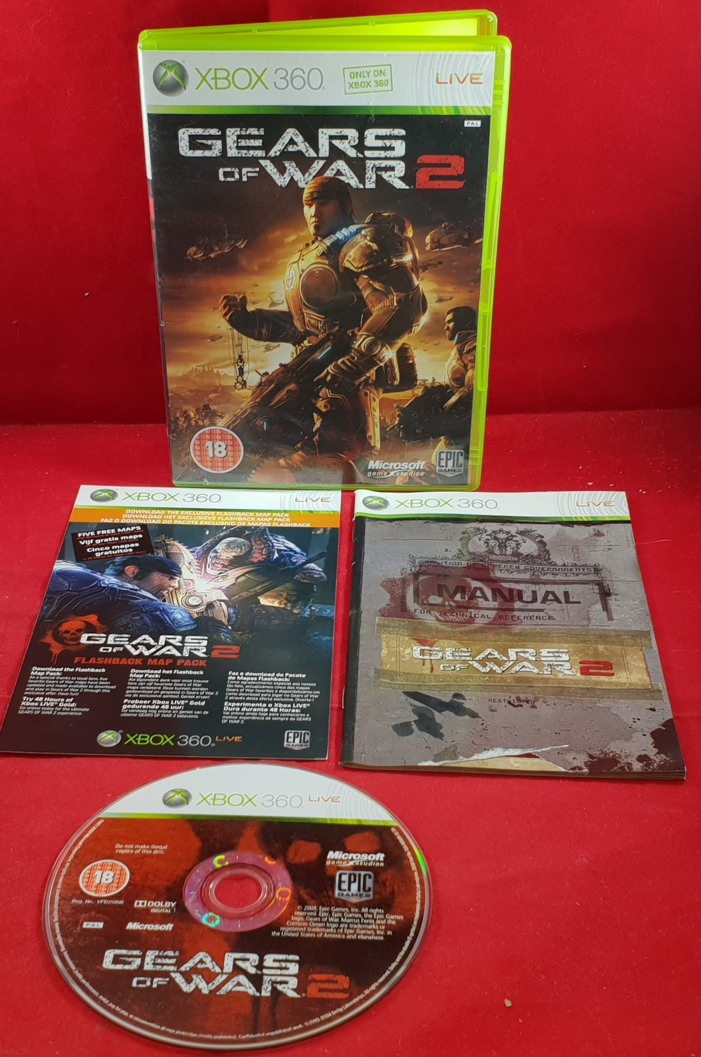 Gears of Wars 2 Microsoft Xbox 360 Game