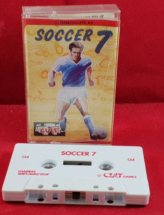 Soccer 7 Commodore 64 RARE Game