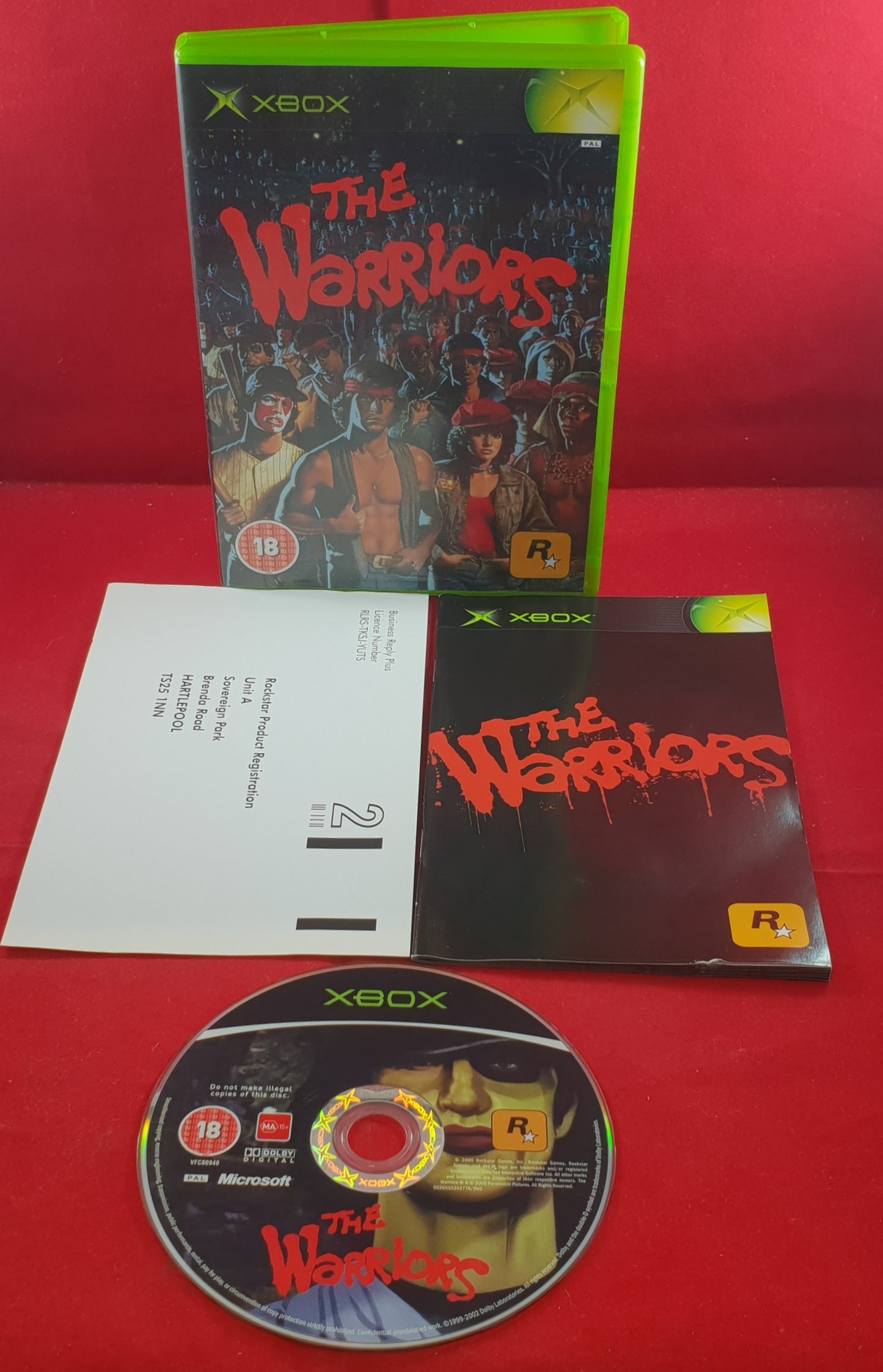 The Warriors Microsoft Xbox Game