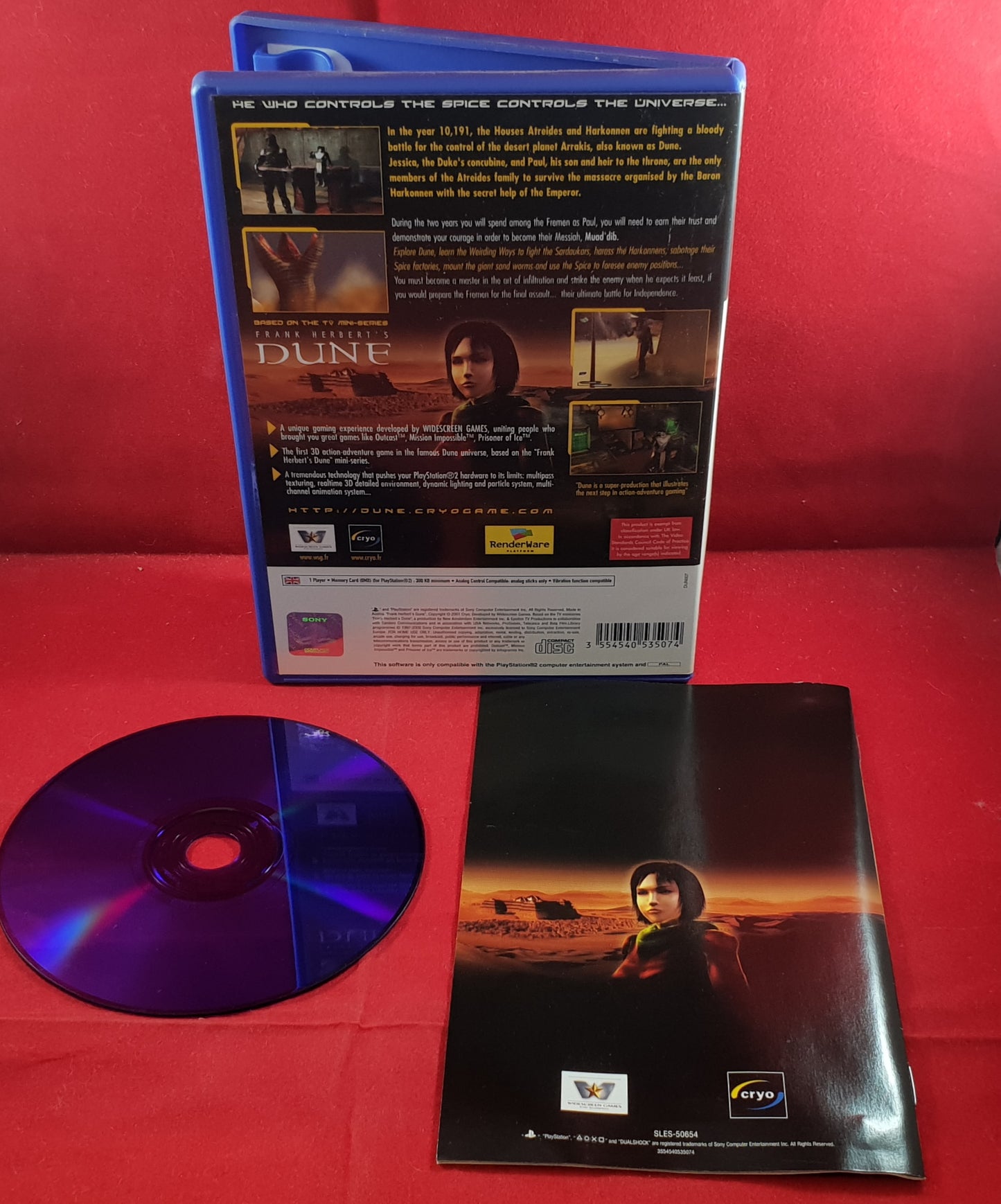 Frank Herbert's Dune Sony Playstation 2 (PS2) Game