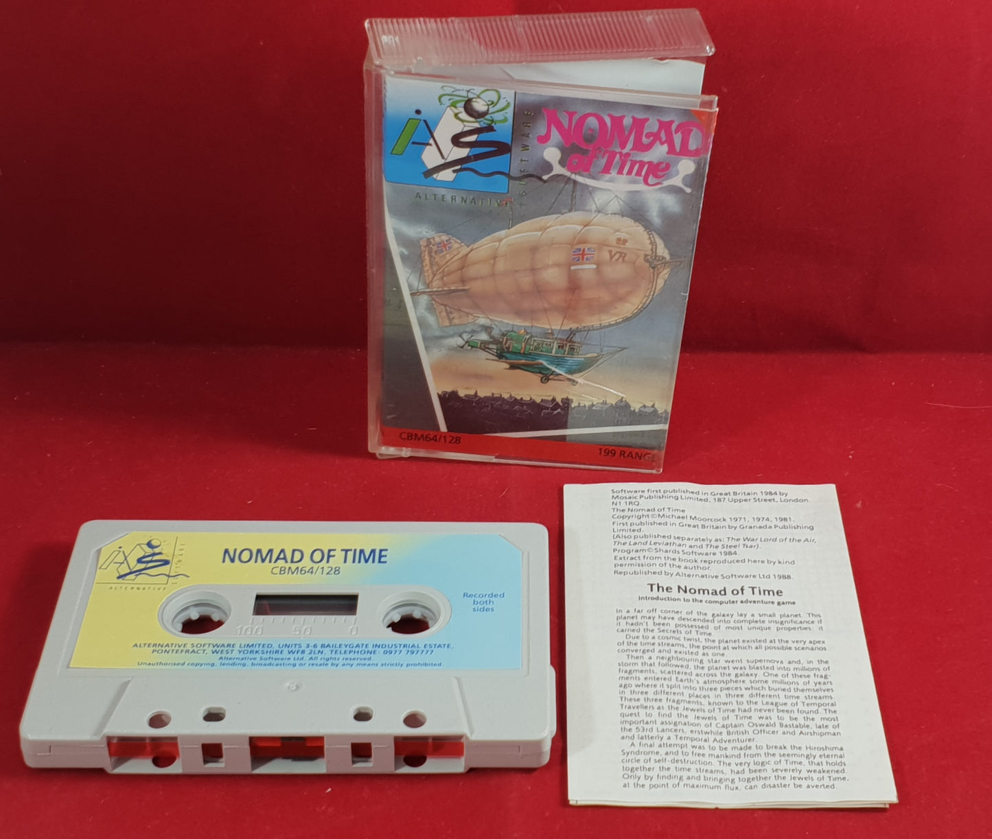 Nomad of Time Commodore 64 RARE Game