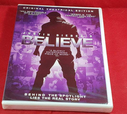 Brand New and Sealed Justin Bieber's Believe DVD