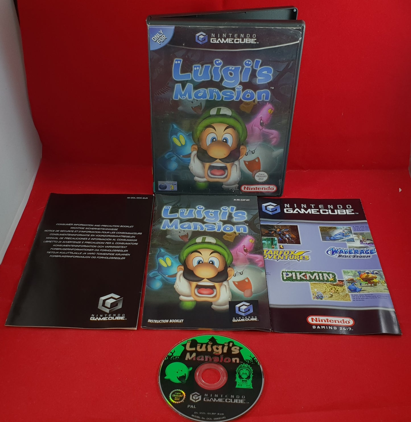 Luigi's Mansion Nintendo GameCube Game
