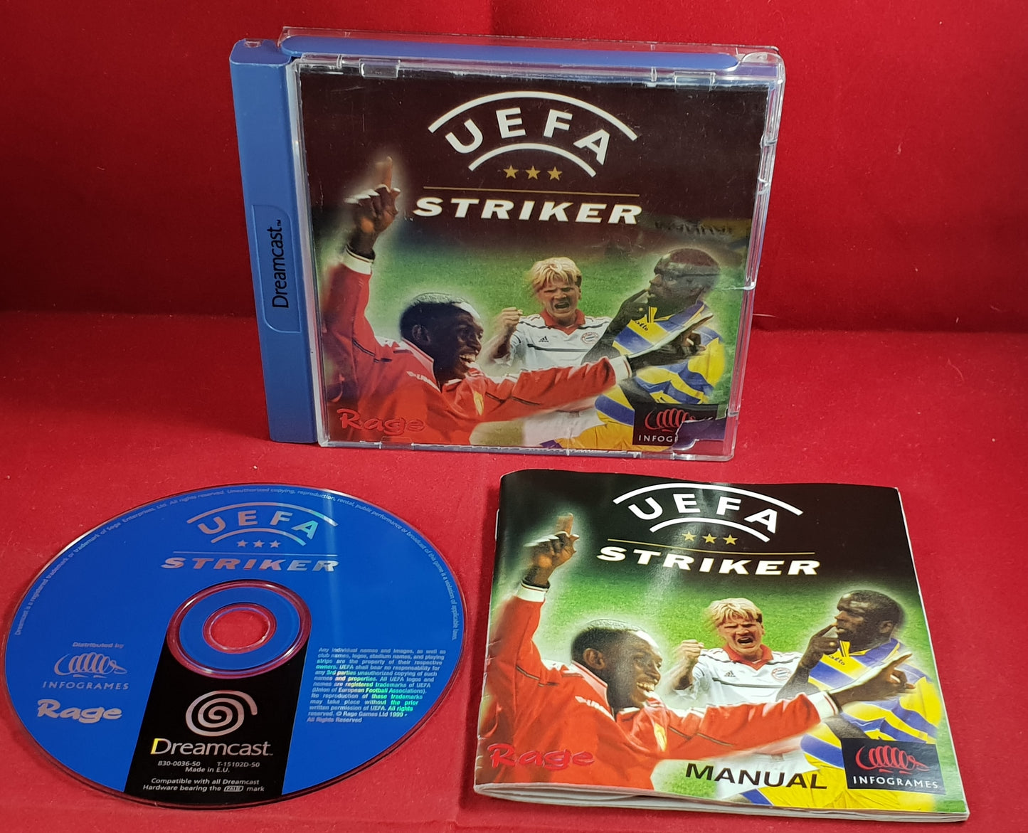 UEFA Striker Sega Dreamcast Game