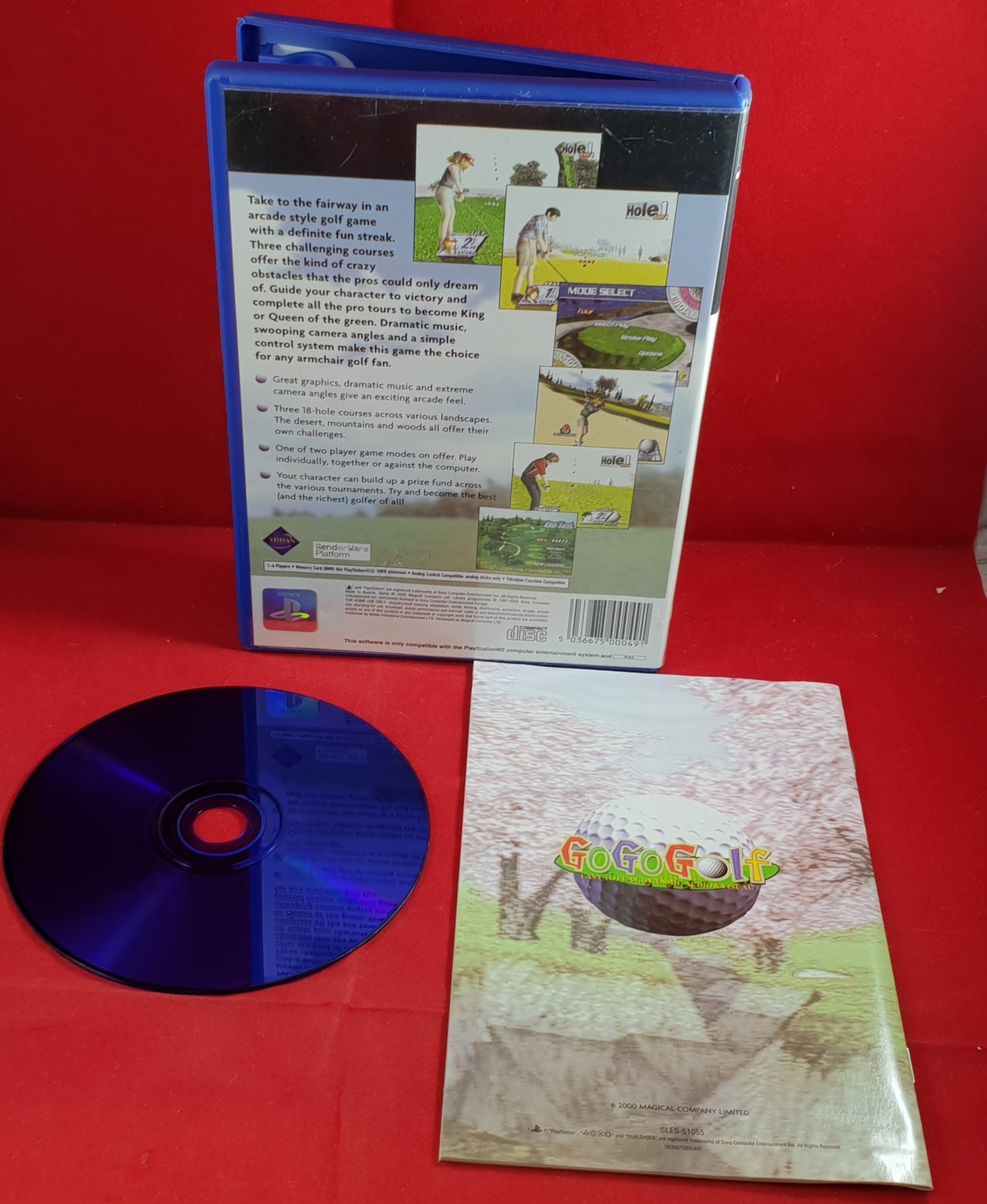 Go Go Golf Sony Plastation 2 (PS2) Game