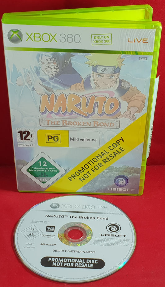 Naruto the Broken Bond Promotional Copy Microsoft Xbox 360 Game