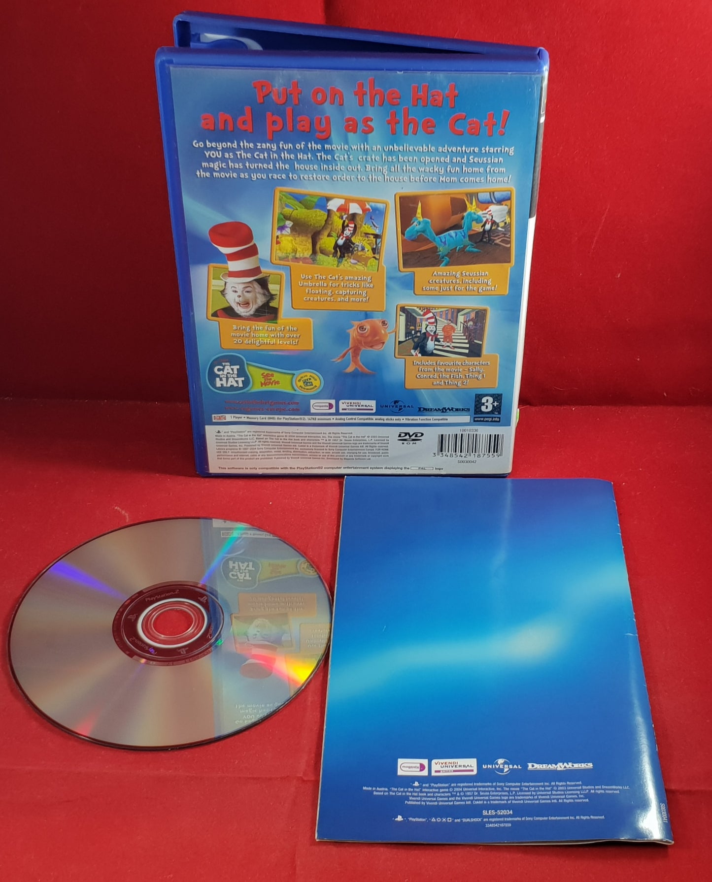 The Cat in the Hat Sony Playstation 2 (PS2) Game