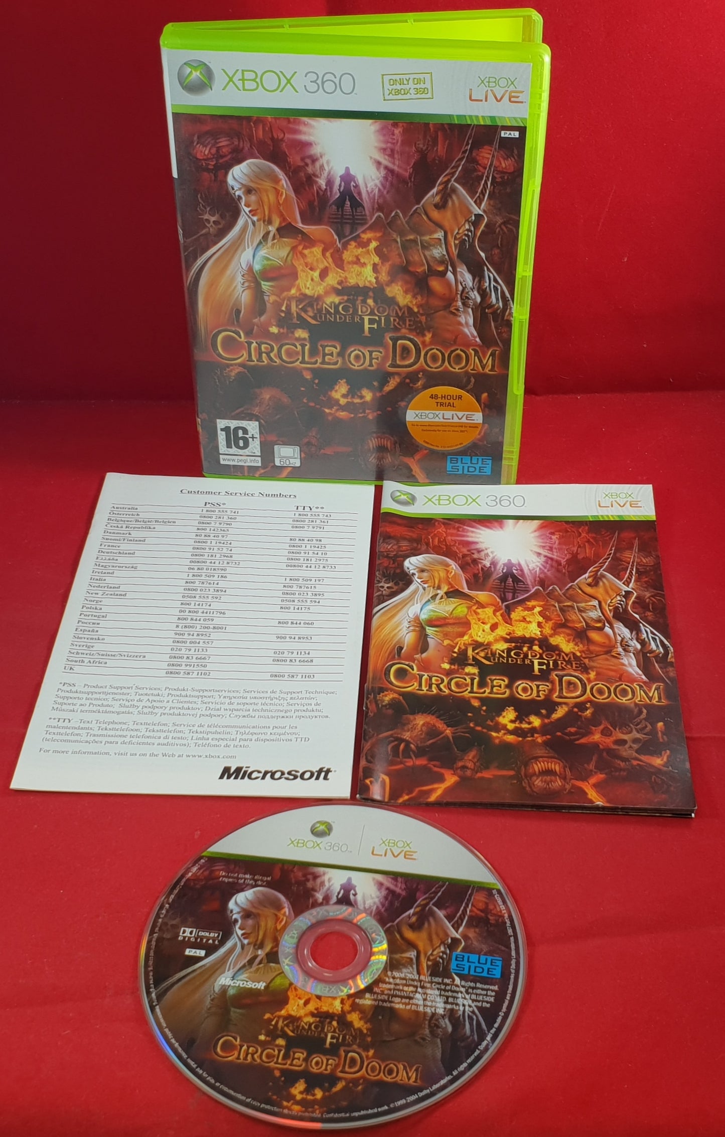 Kingdom Under Fire Circle of Doom Microsoft Xbox 360 Game
