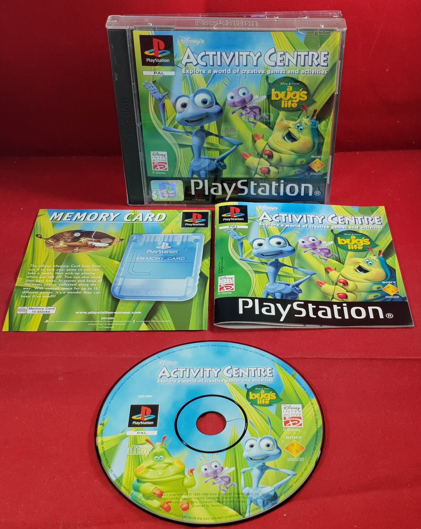 Disney/Pixar's Activity Centre A Bug's Life Sony Playstation 1 (PS1) RARE Game