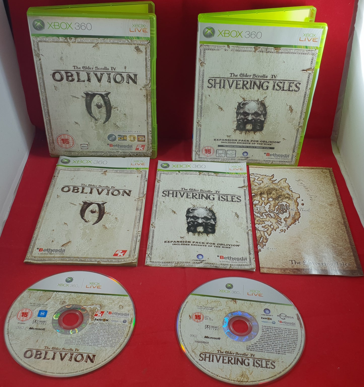 The Elder Scrolls IV Oblivion & Shivering Isles Microsoft Xbox 360 Game Bundle