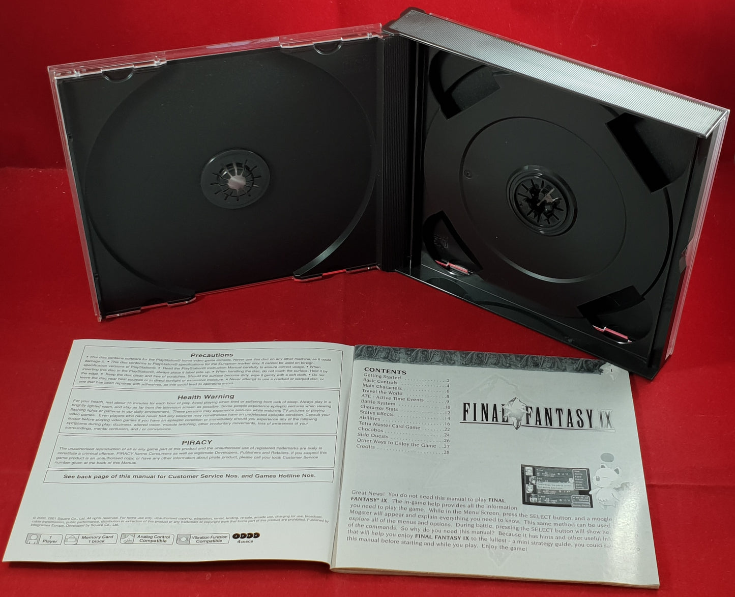 Final Fantasy IX Platinum Sony Playstation 1 (PS1) Game