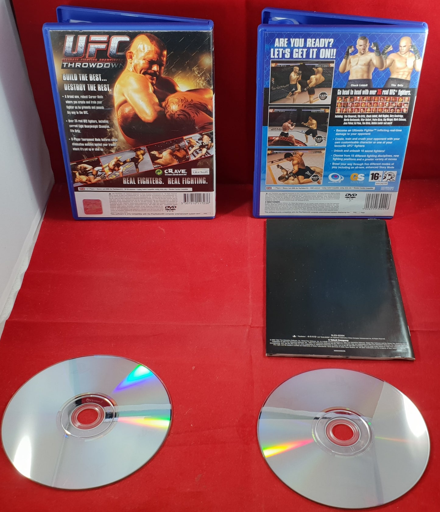 UFC Throwdown & Sudden Imapct Sony Playstation 2 (PS2) Game Bundle