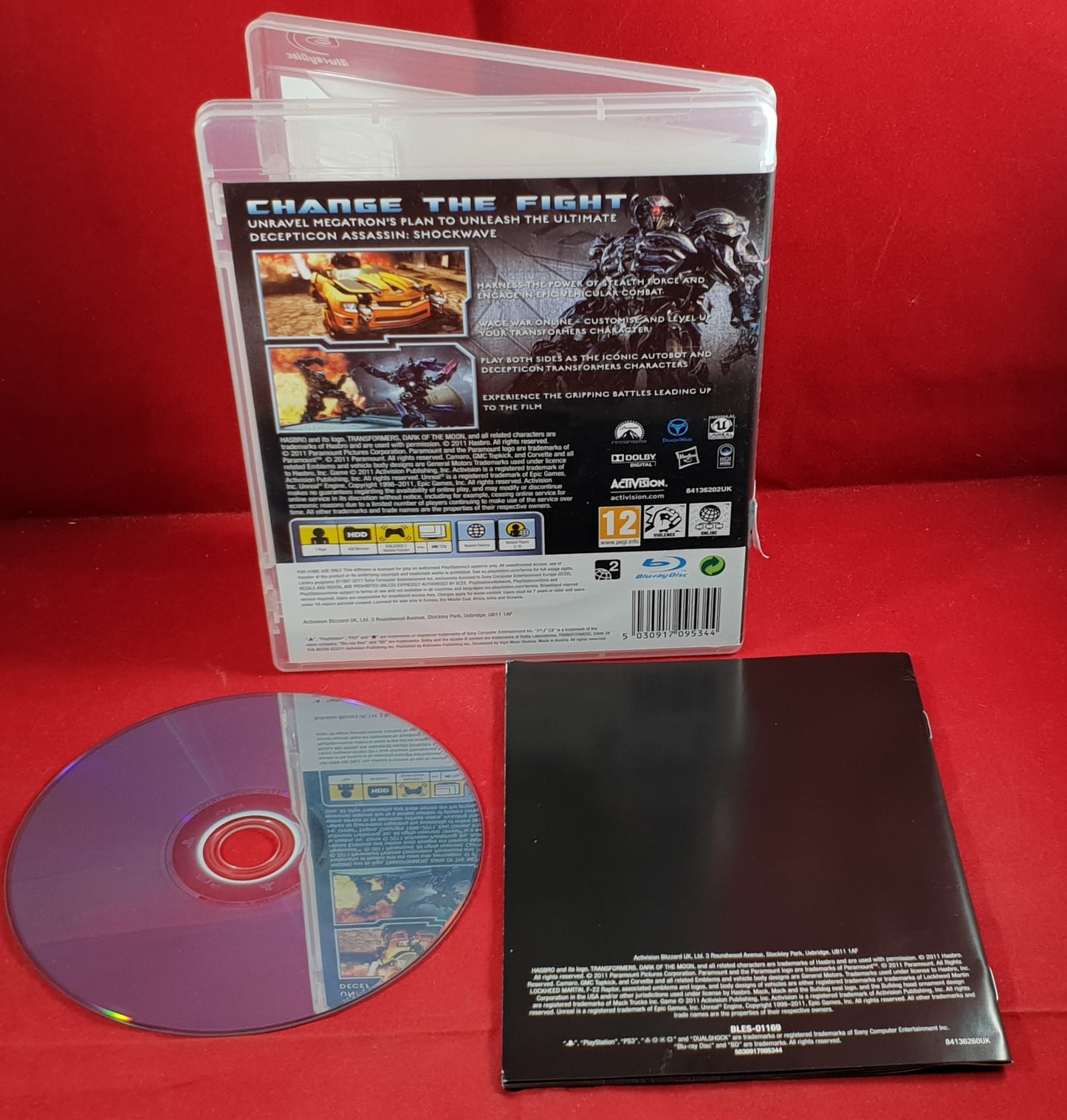 Transformers Dark of the Moon Sony Playstation 3 (PS3) Game